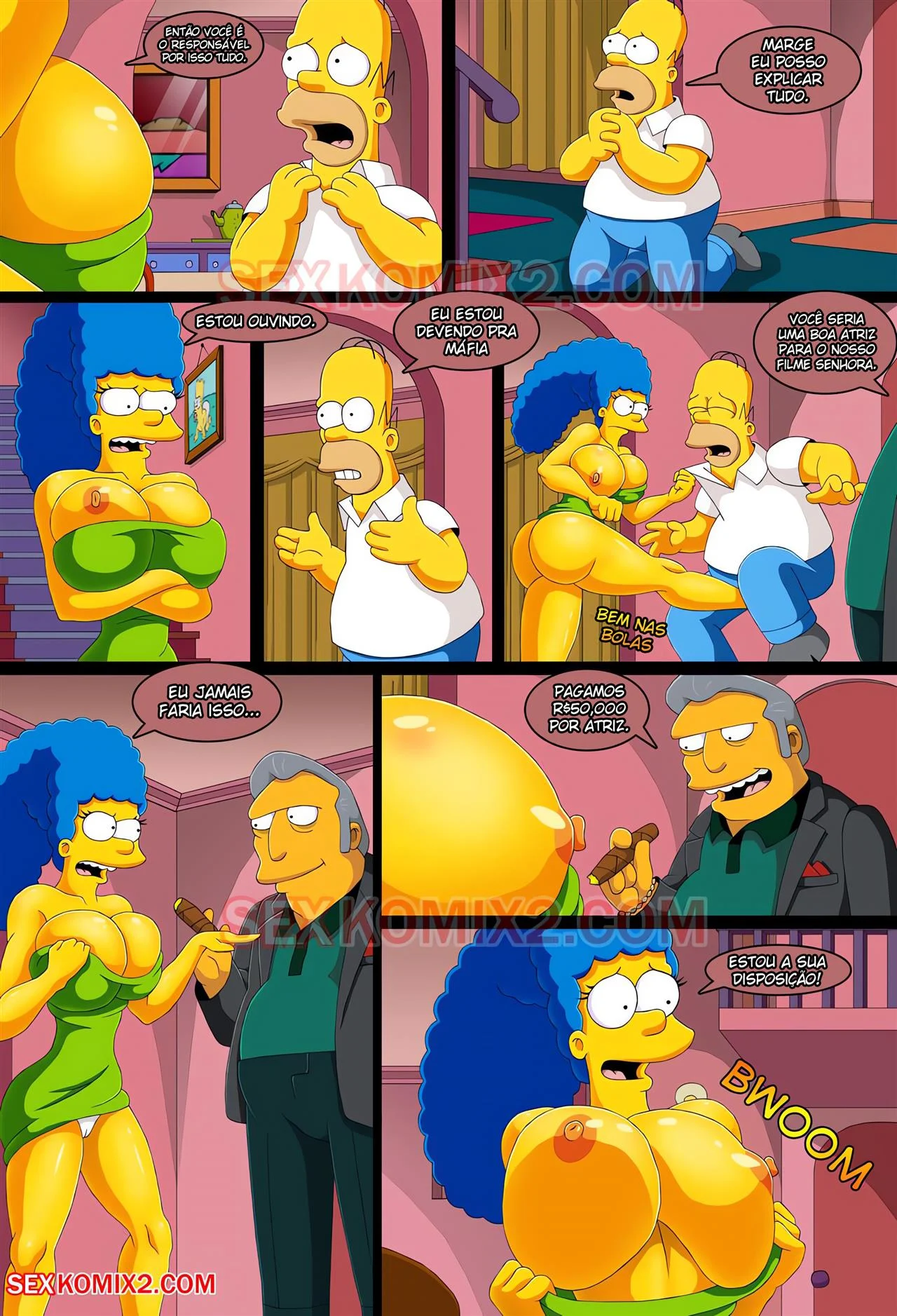 Para o planeta orgasmo &ndash; Lisa Simpson Hentai &ndash; Ler Quadrinho Porno PT-BR