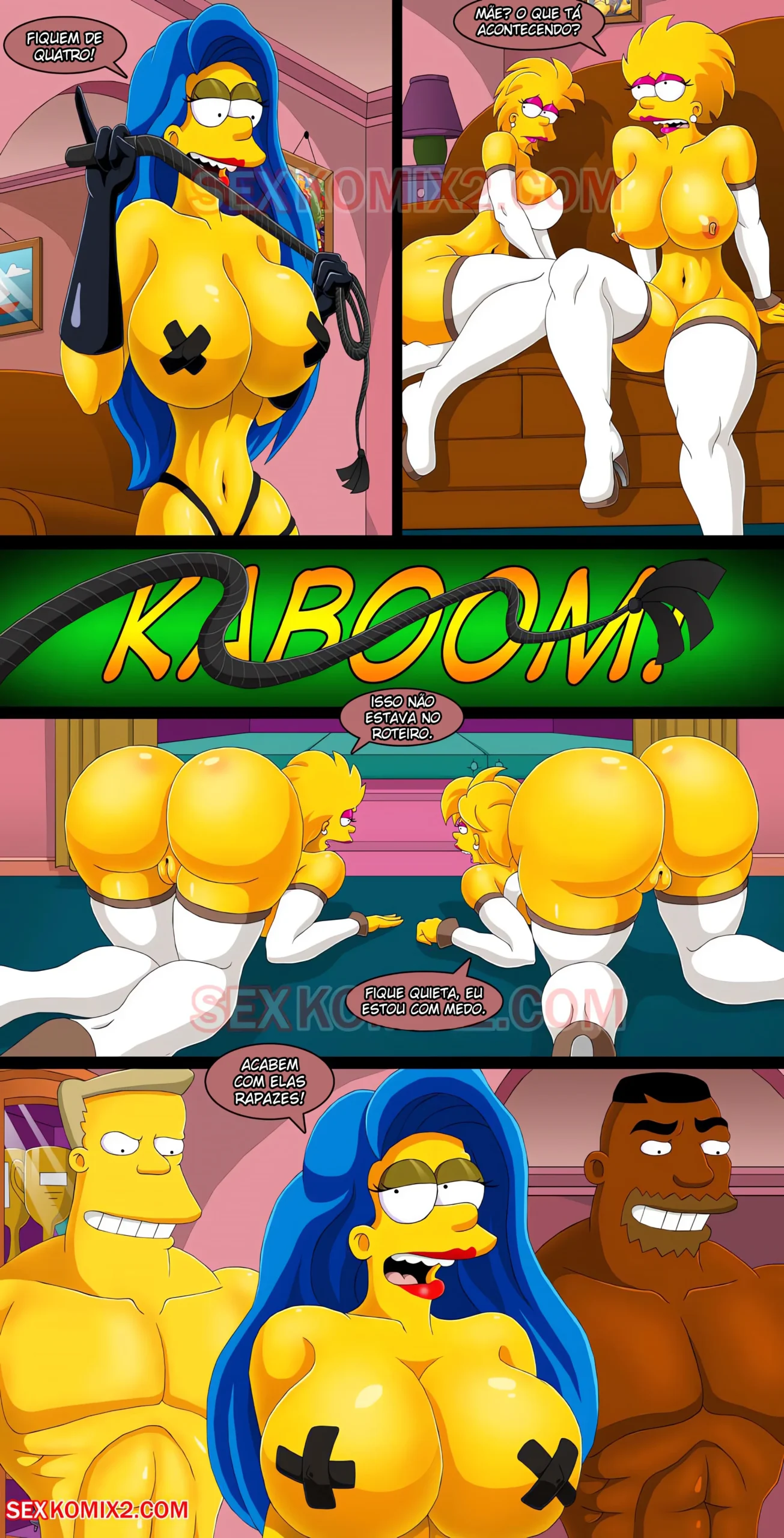 Para o planeta orgasmo &ndash; Lisa Simpson Hentai &ndash; Ler Quadrinho Porno PT-BR