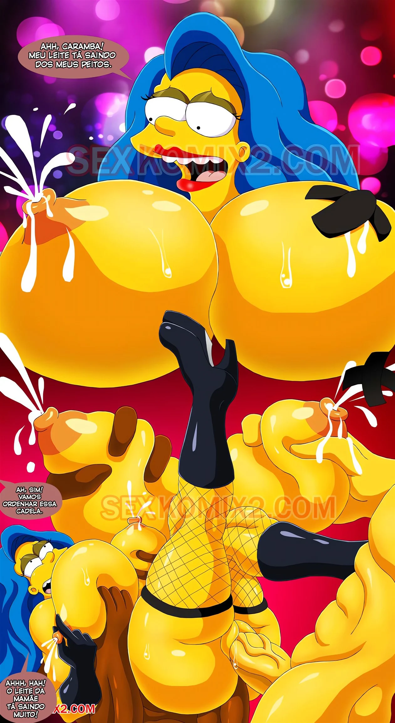 Para o planeta orgasmo &ndash; Lisa Simpson Hentai &ndash; Ler Quadrinho Porno PT-BR