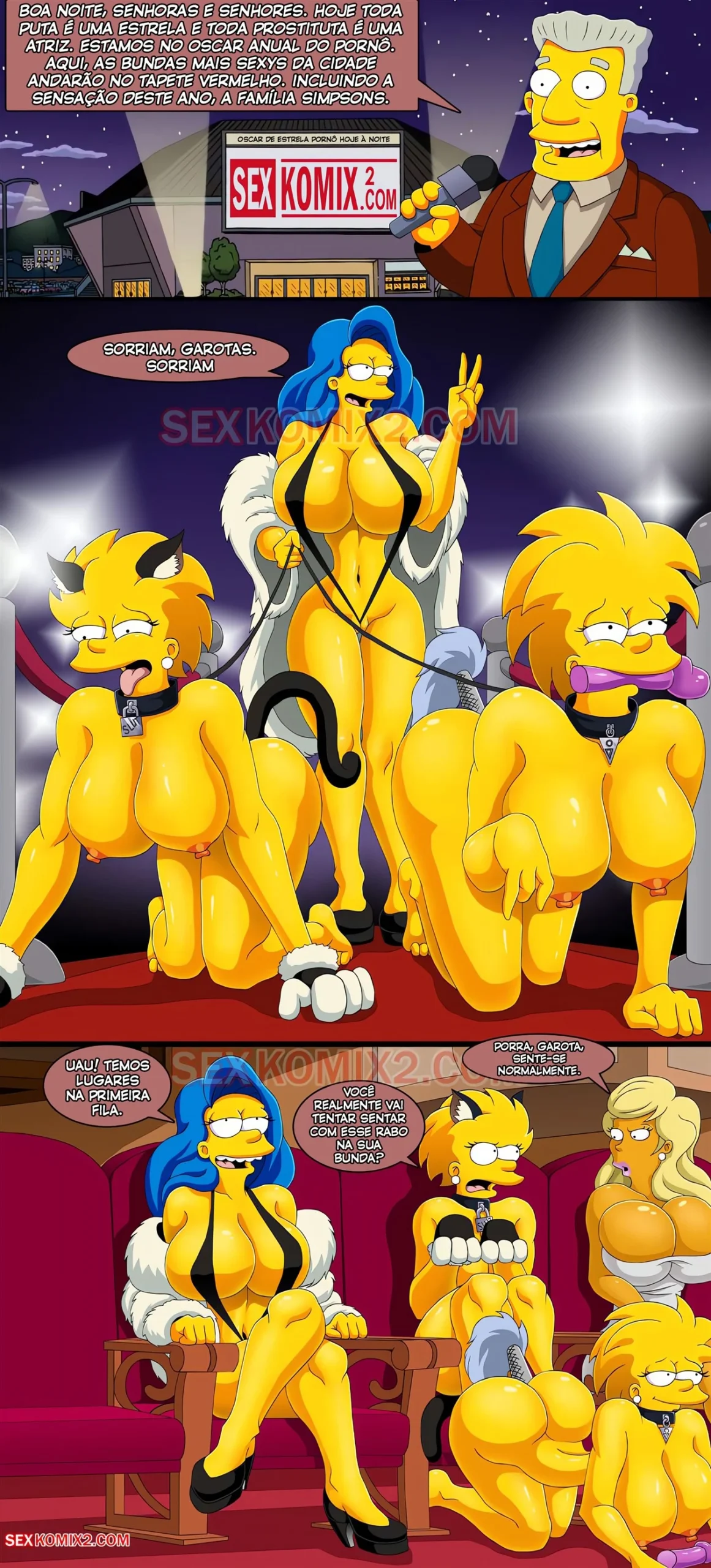 Para o planeta orgasmo &ndash; Lisa Simpson Hentai &ndash; Ler Quadrinho Porno PT-BR