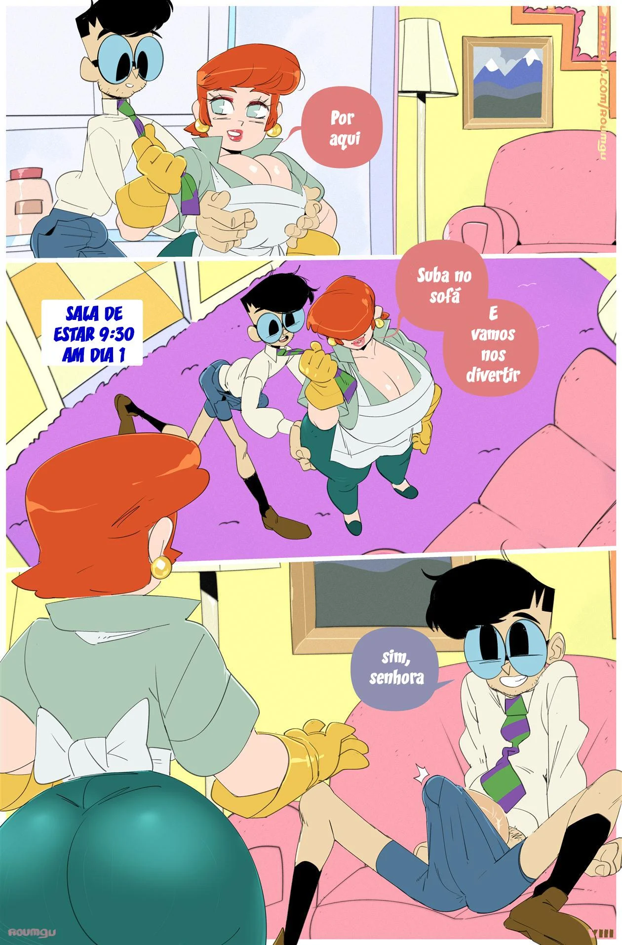 Pesquisas com a M&atilde;e de Dexter &ndash; HQ Porno &ndash; Quadrinho em Portugu&ecirc;s PT-BR