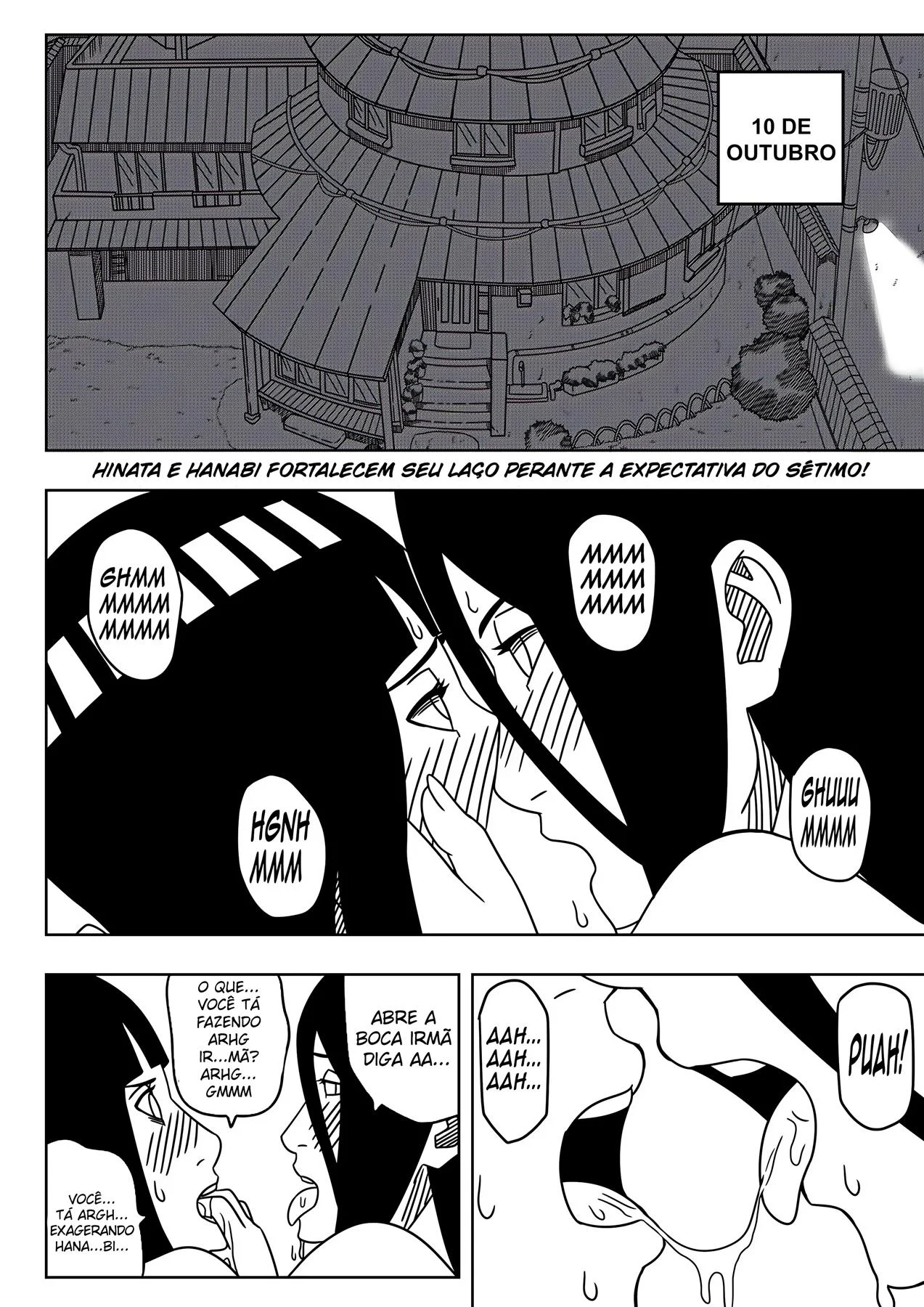 Presente de Aniversário das Irmãs Hyuga – Hinata Hentai – Em Português