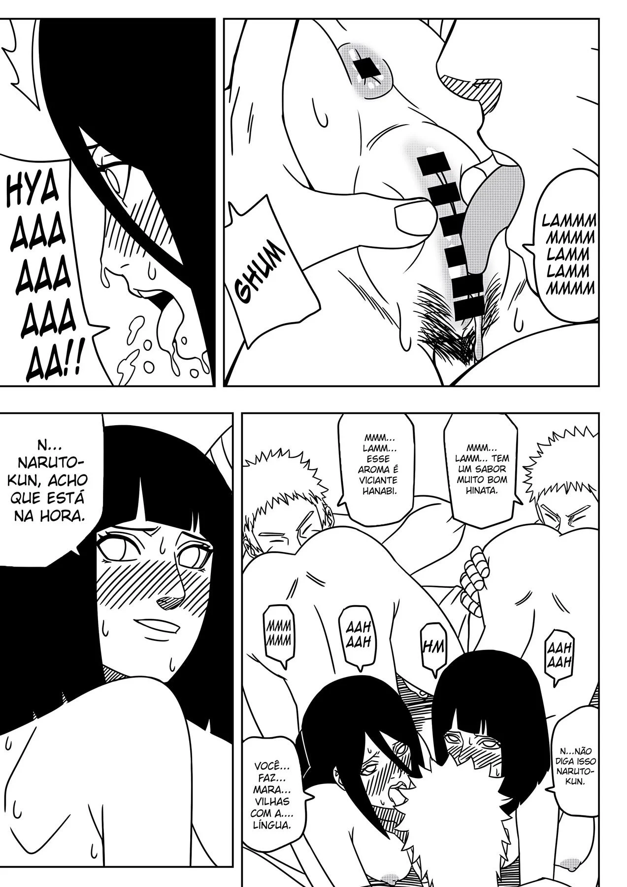 Presente de Aniversário das Irmãs Hyuga – Hinata Hentai – Em Português