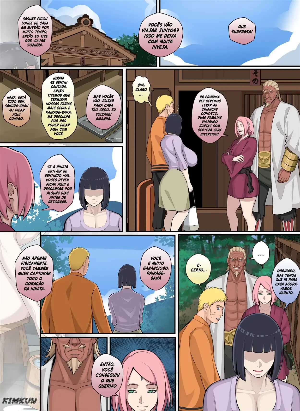 Primavera em Konoha &ndash; Peit&otilde;es &ndash; Quadrinho em Portugu&ecirc;s PT-BR