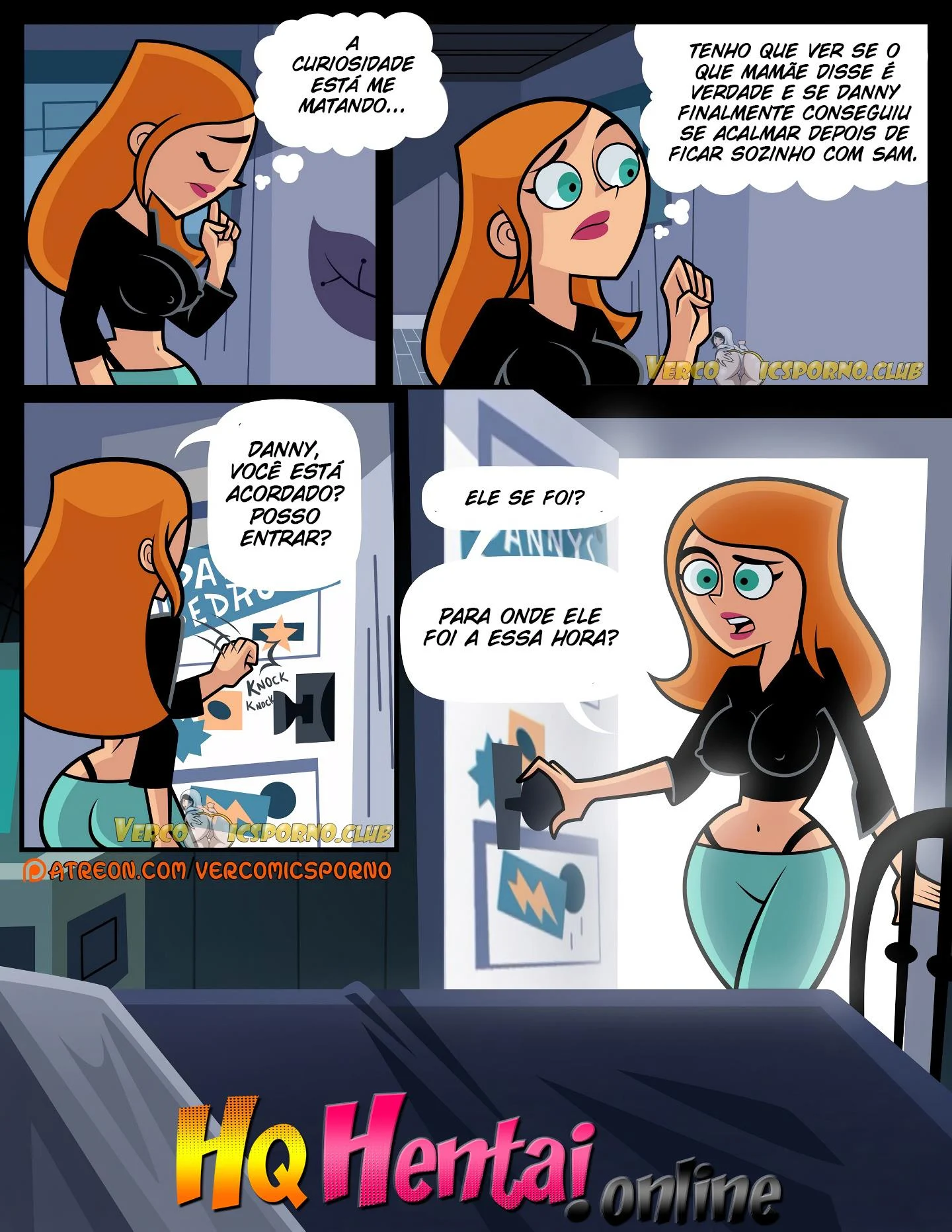 Puberdade Fantasma 2 &ndash; Danny Phantom &ndash; Quadrinho De Sexo Em PT-BR