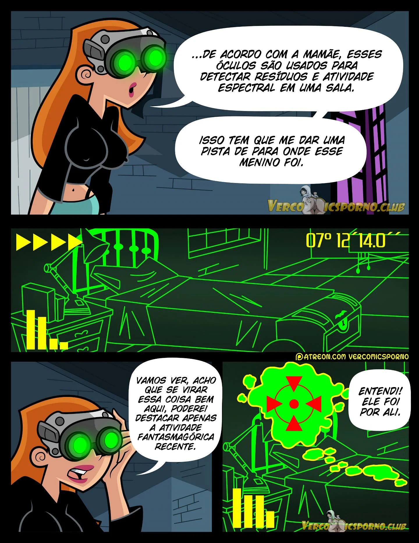 Puberdade Fantasma 2 &ndash; Danny Phantom &ndash; Quadrinho De Sexo Em PT-BR