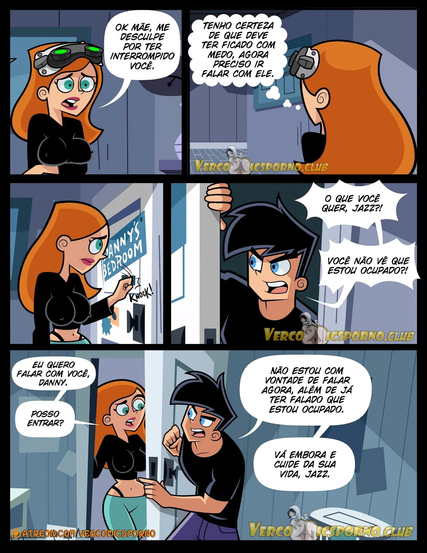 Puberdade Fantasma 2 &ndash; Danny Phantom &ndash; Quadrinho De Sexo Em PT-BR