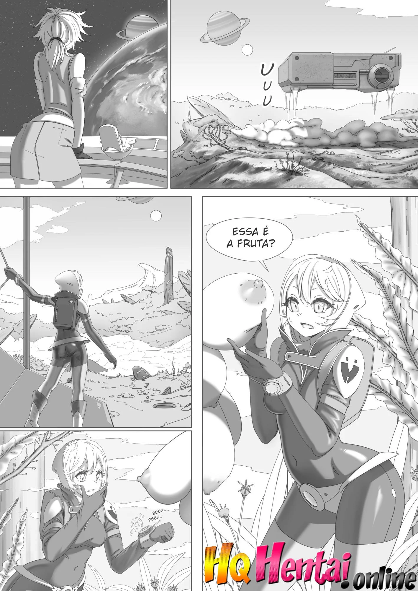 Putaria no Espaço – Peitões – Completo