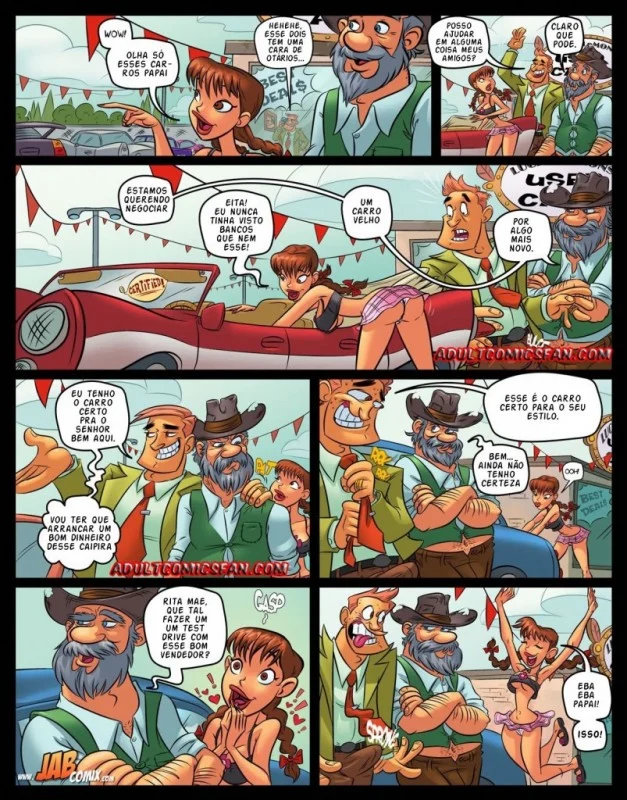 Quadrinhos Eróticos Incesto Pai E Filha Lições da Fazenda 17 – Quadrinhos Pornô – Completo