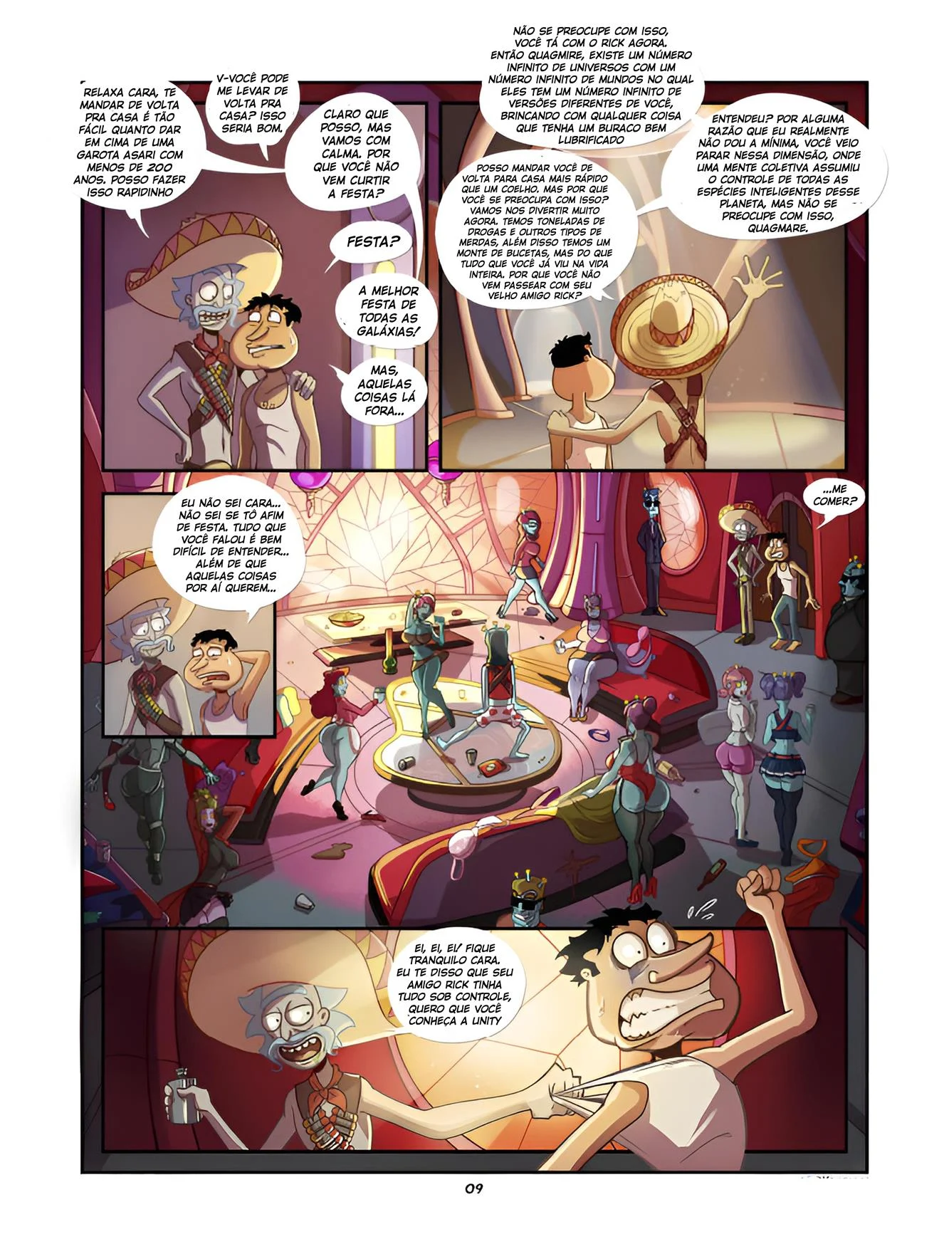 Quagmire no Multiverso da Putaria &ndash; Sexo Grupal &ndash; Tradu&ccedil;&atilde;o Completa