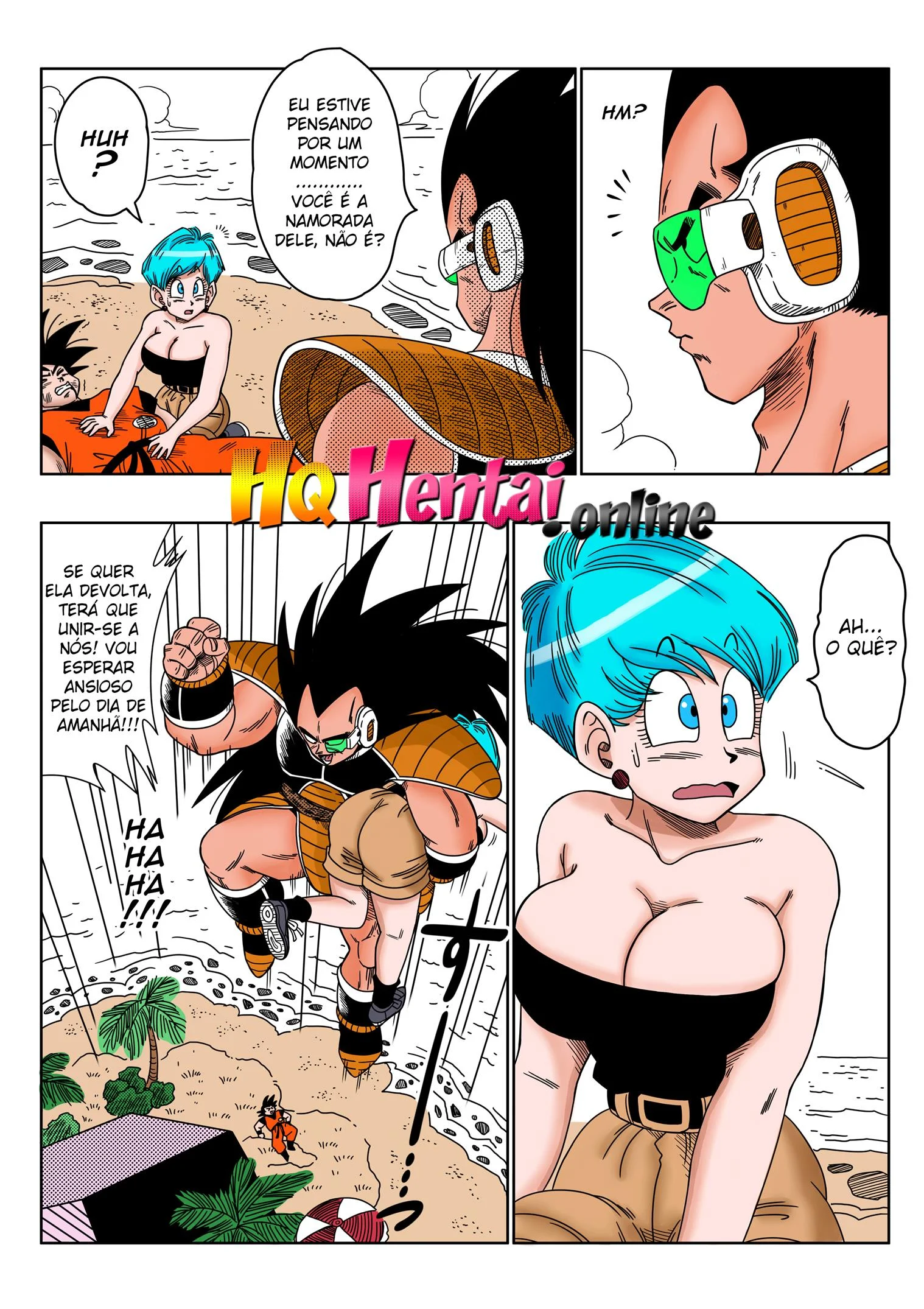 Raditz fodendo Bulma – Doujin – Tradução Nacional