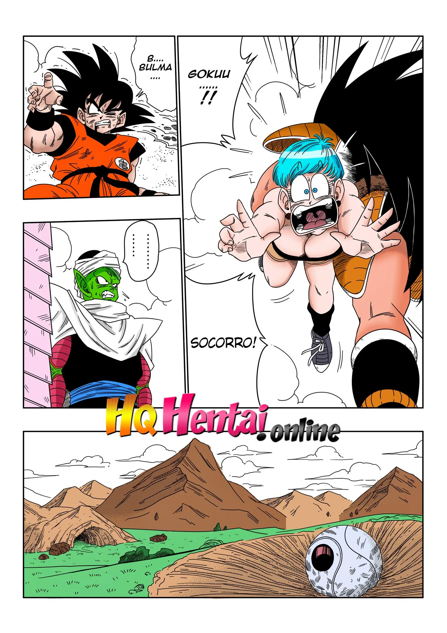 Raditz fodendo Bulma – Doujin – Tradução Nacional