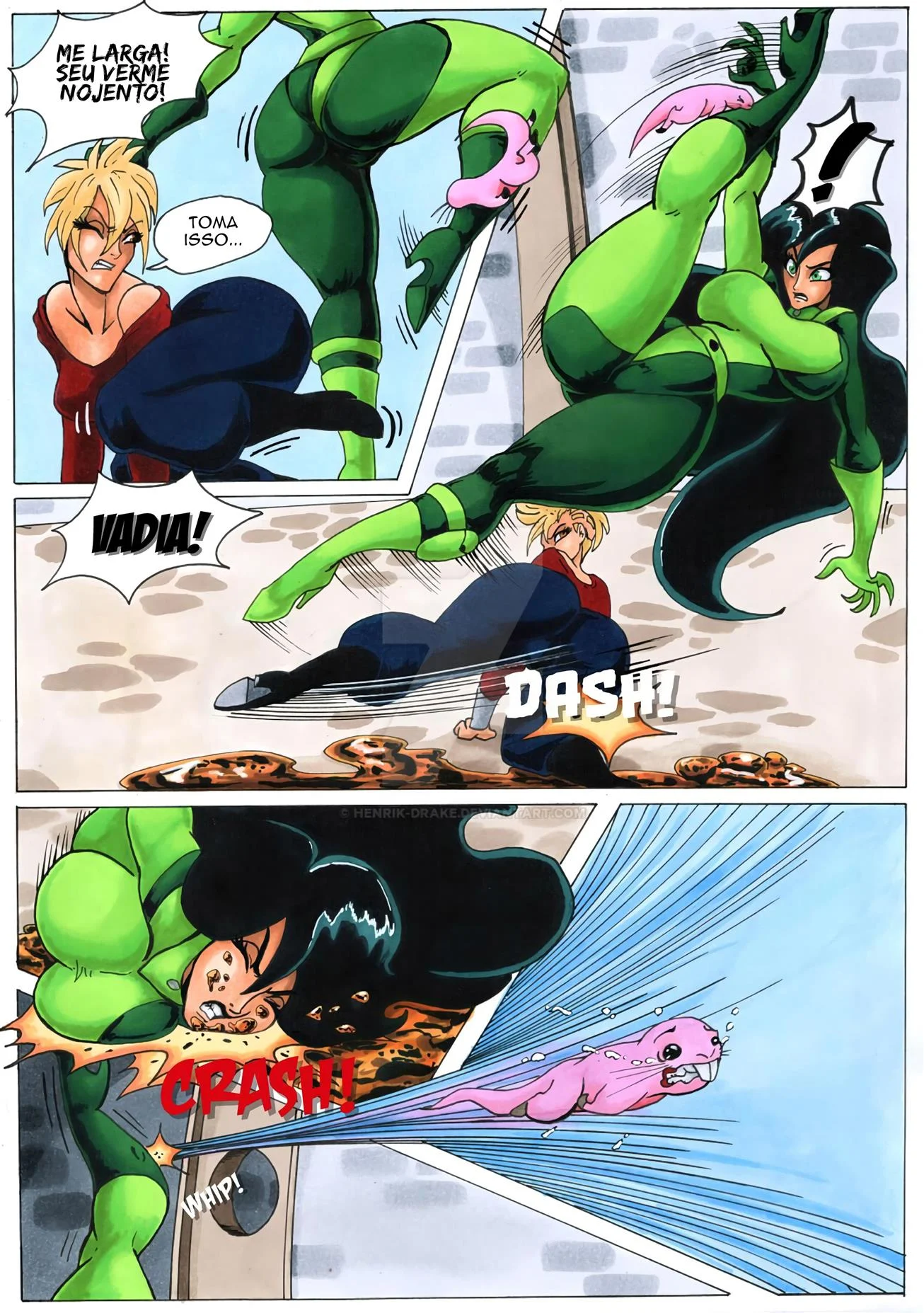 Ron Stoppable e seus novos bichinhos de estimação – Shego Hentai – Completo Ron Stoppable e seus novos bichinhos de estimação – Shego Hentai – Completo