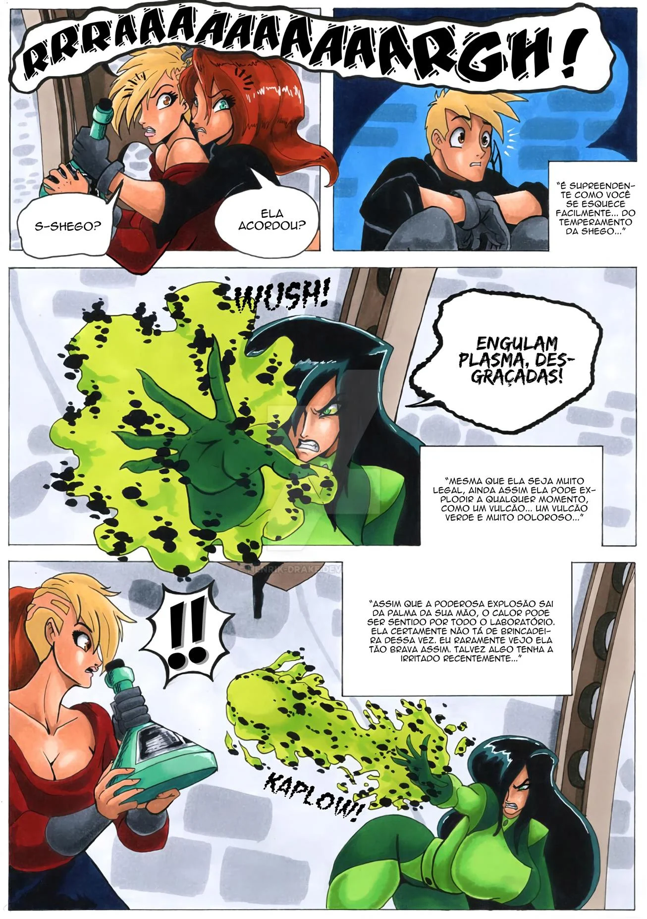 Ron Stoppable e seus novos bichinhos de estimação – Shego Hentai – Completo Ron Stoppable e seus novos bichinhos de estimação – Shego Hentai – Completo