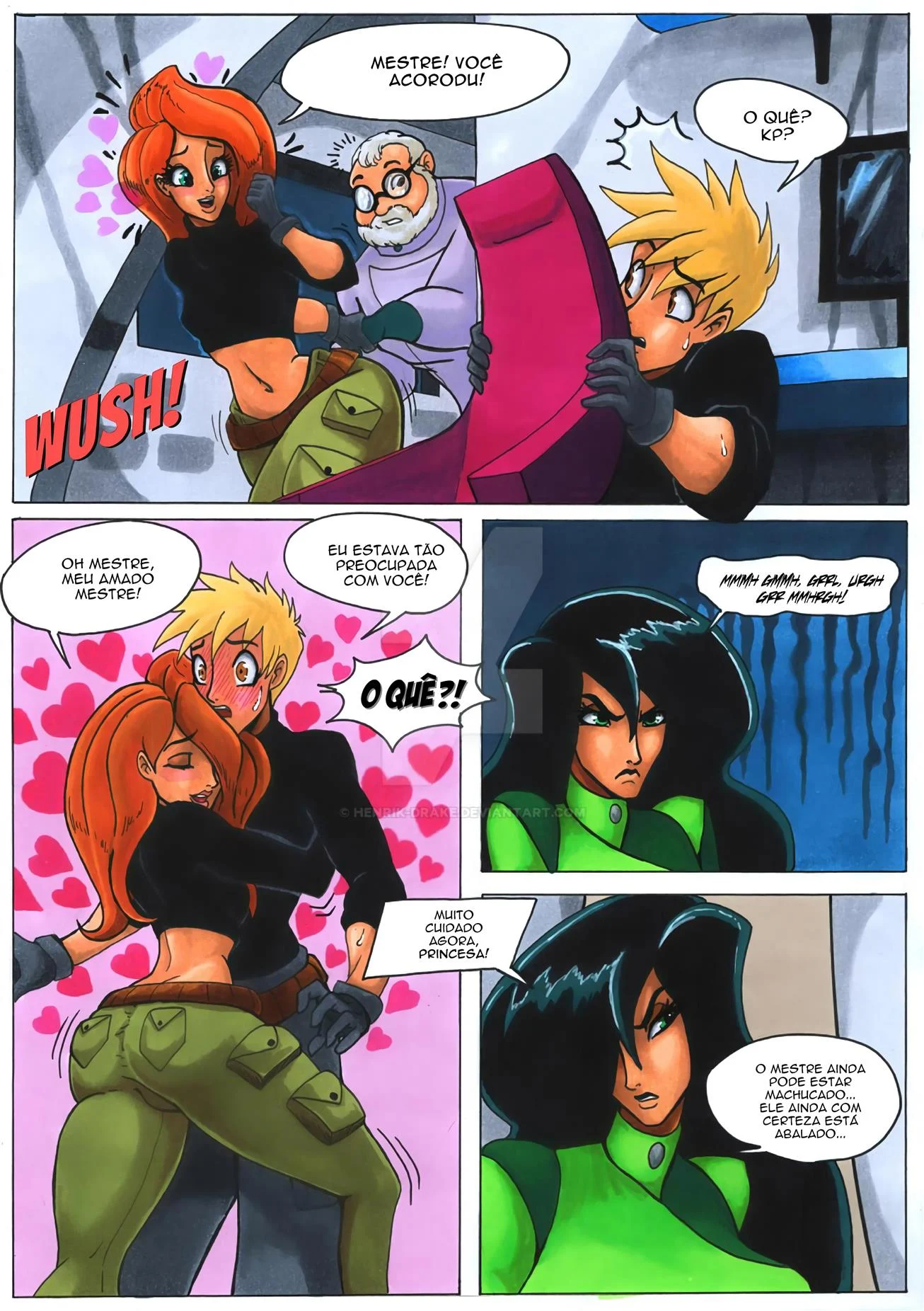 Ron Stoppable e seus novos bichinhos de estimação – Shego Hentai – Completo Ron Stoppable e seus novos bichinhos de estimação – Shego Hentai – Completo