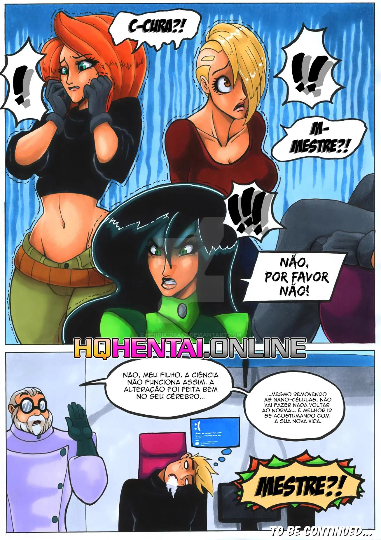 Ron Stoppable e seus novos bichinhos de estimação – Shego Hentai – Completo