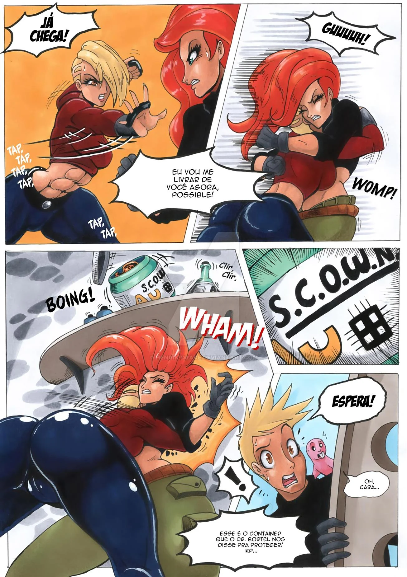 Ron Stoppable e seus novos bichinhos de estimação – Shego Hentai – Completo