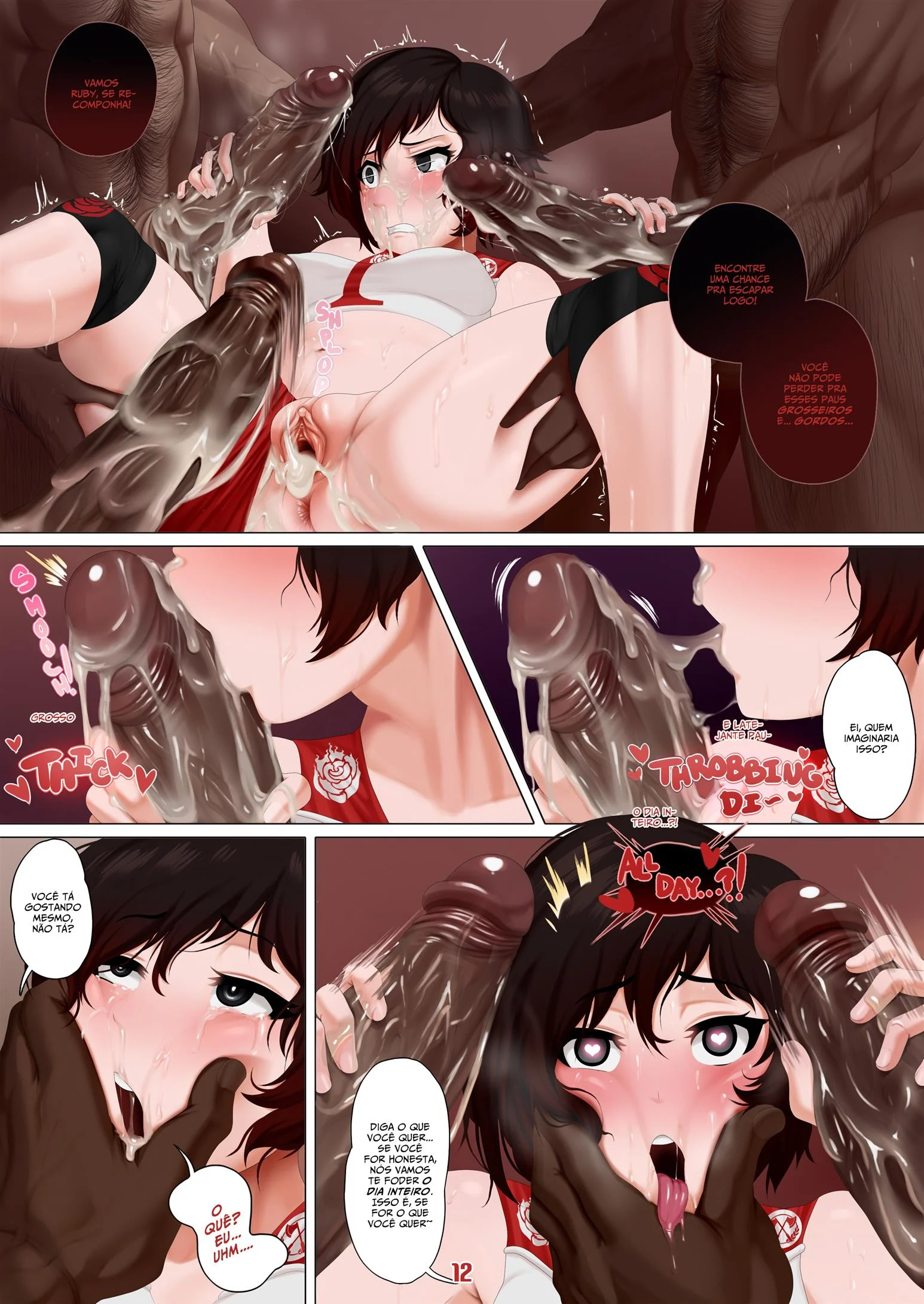 Ruby &eacute; treinada pelos neg&otilde;es &ndash; HQ De Sexo &ndash; Ler Quadrinho Completos