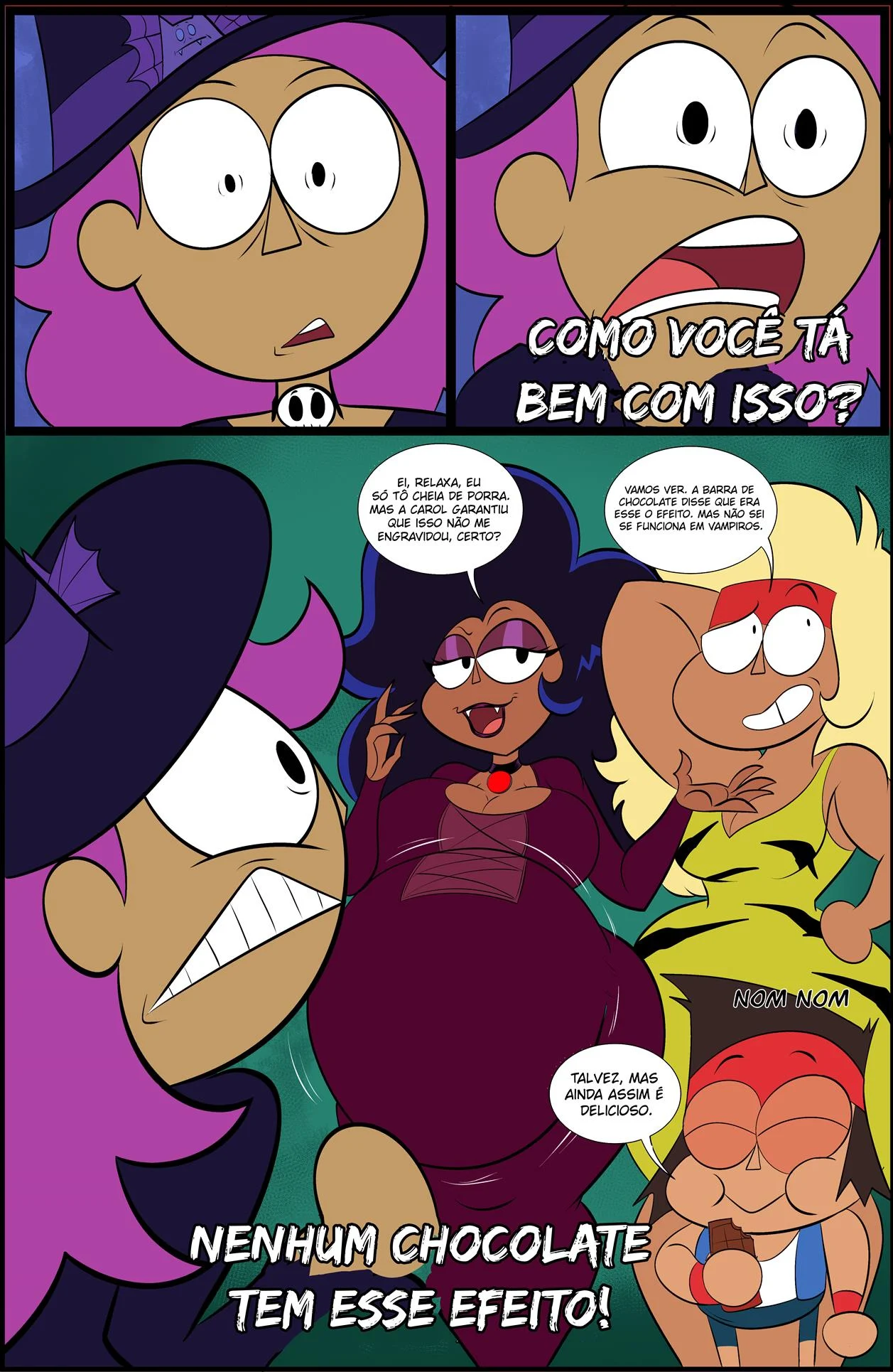 Saciando o Desejo da Milf Vampira &ndash; Quadrinhos Eroticos &ndash; Quadrinho De Sexo Em PT-BR