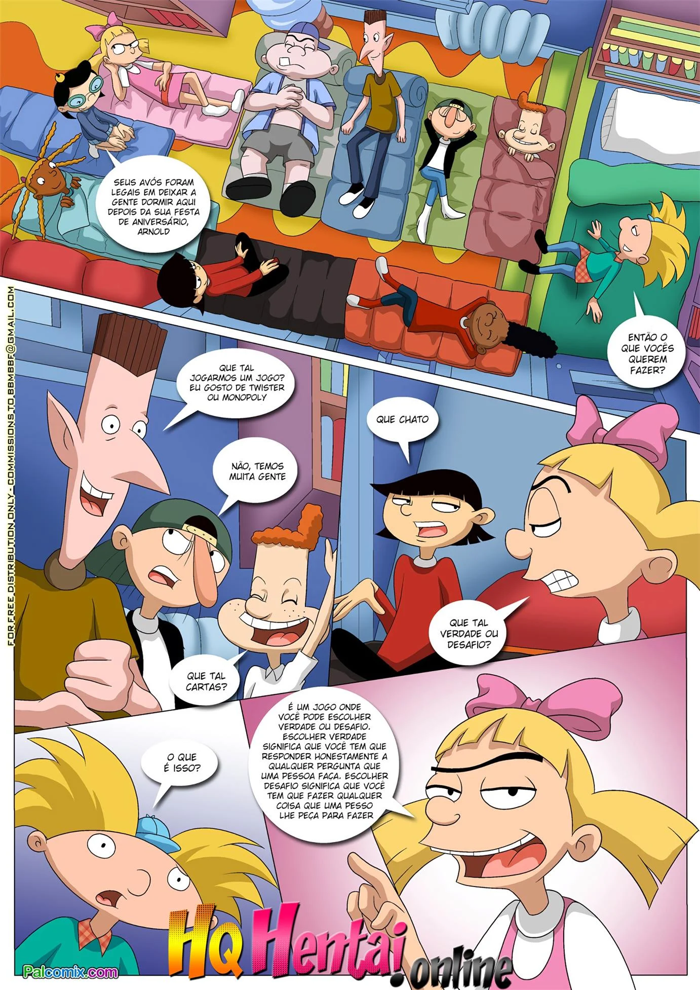 Safadeza depois da festa &ndash; HQ Porno &ndash; Quadrinho De Sexo Em PT-BR