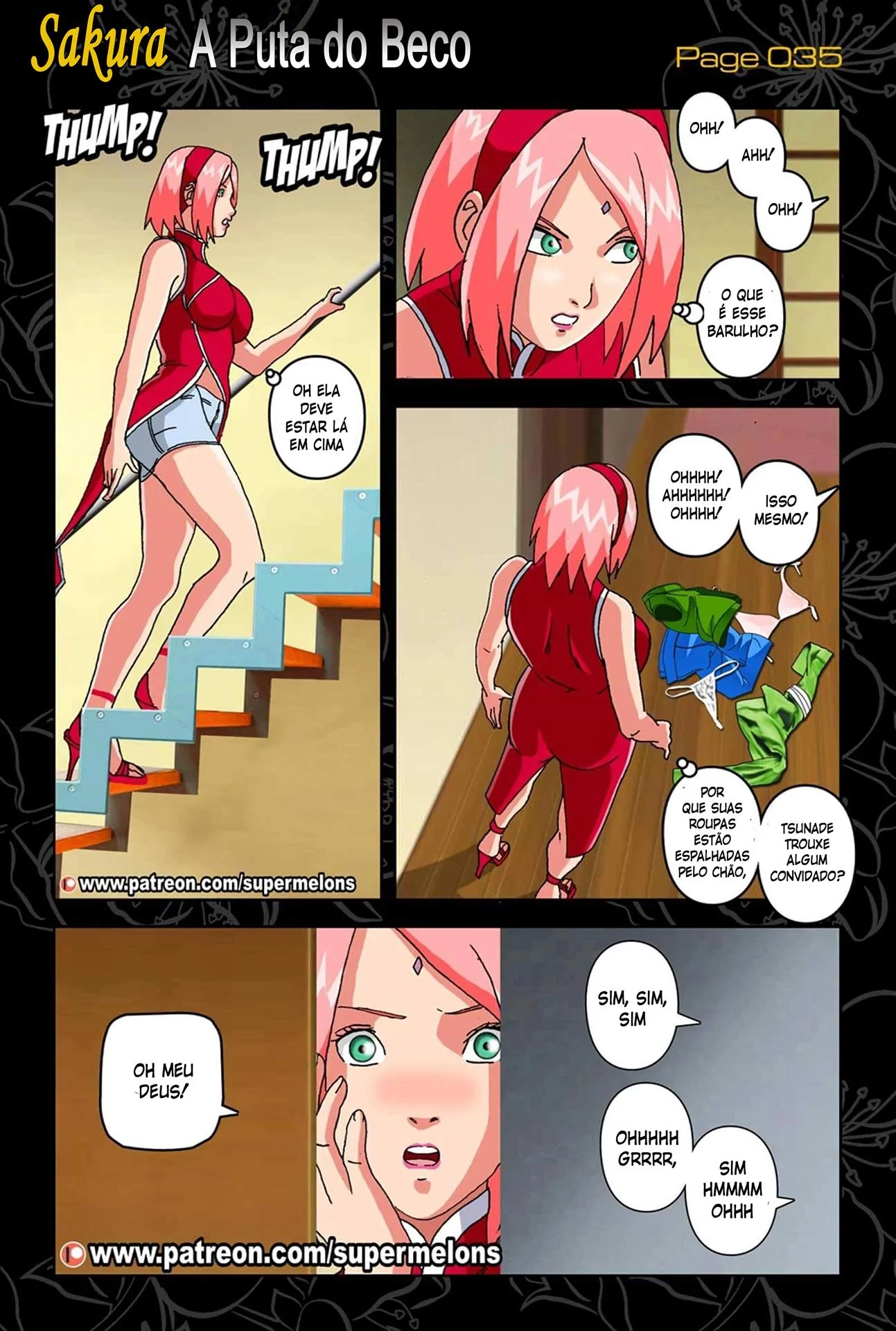 Sakura a vadia de Konoha &ndash; Boquete &ndash; Hentai em Portugu&ecirc;s