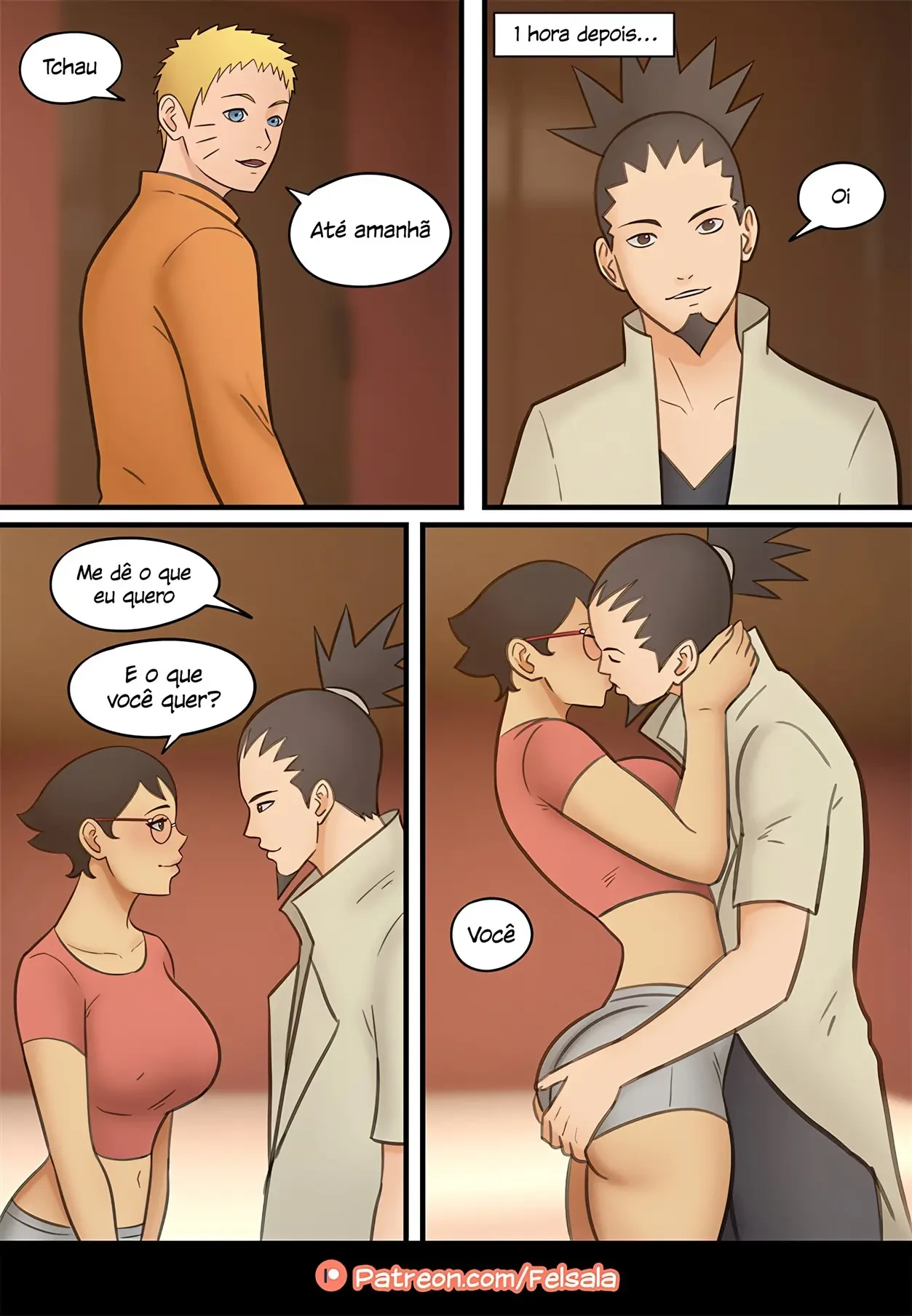 Sarada a Vadia de Konoha &ndash; HQ Hentai &ndash; Quadrinho em Portugu&ecirc;s PT-BR