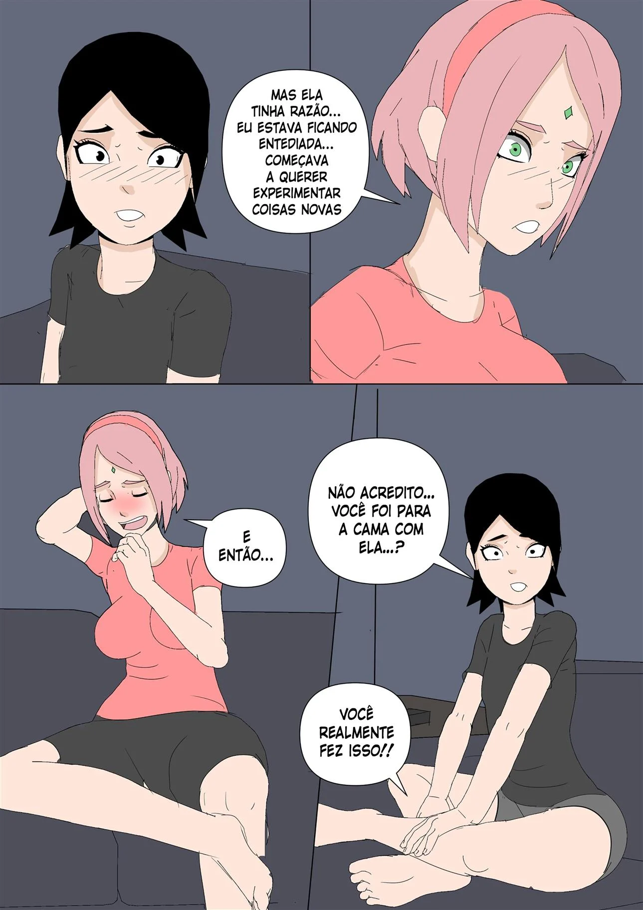 Sarada em busca do Mangekyo Sharingan 2 &ndash; Hentai &ndash; Ler Quadrinho Porno PT-BR