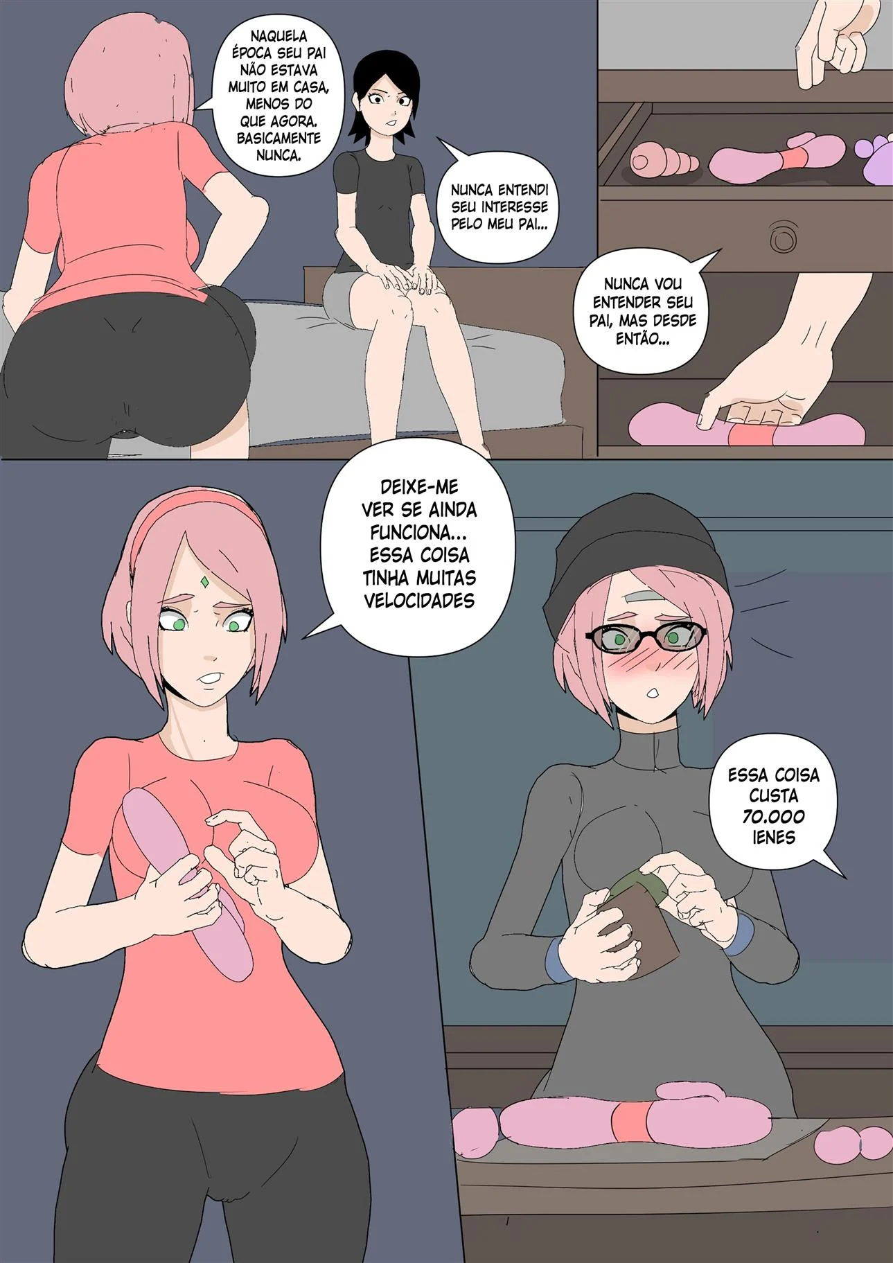 Sarada em busca do Mangekyo Sharingan 2 &ndash; Hentai &ndash; Ler Quadrinho Porno PT-BR