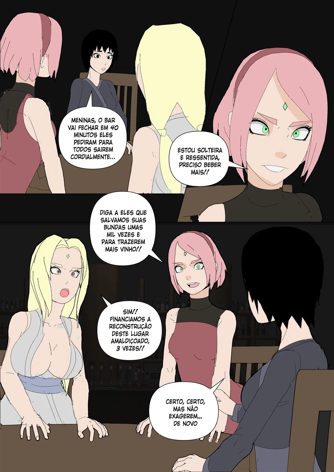 Sarada em busca do Mangekyo Sharingan 2 &ndash; Hentai &ndash; Ler Quadrinho Porno PT-BR