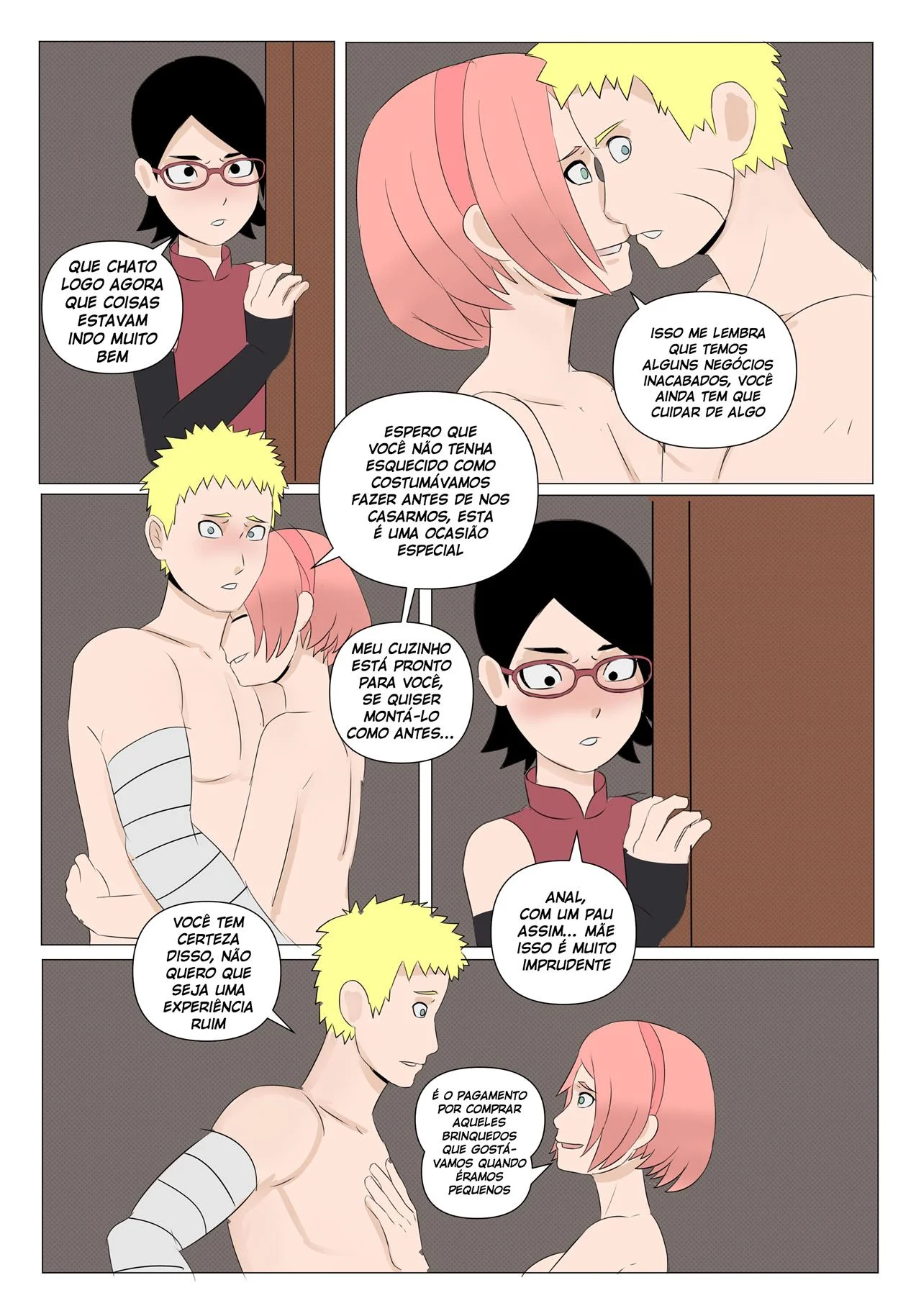 Sarada em busca do Mangekyo Sharingan 3 – Boruto hentai – Sem Censura