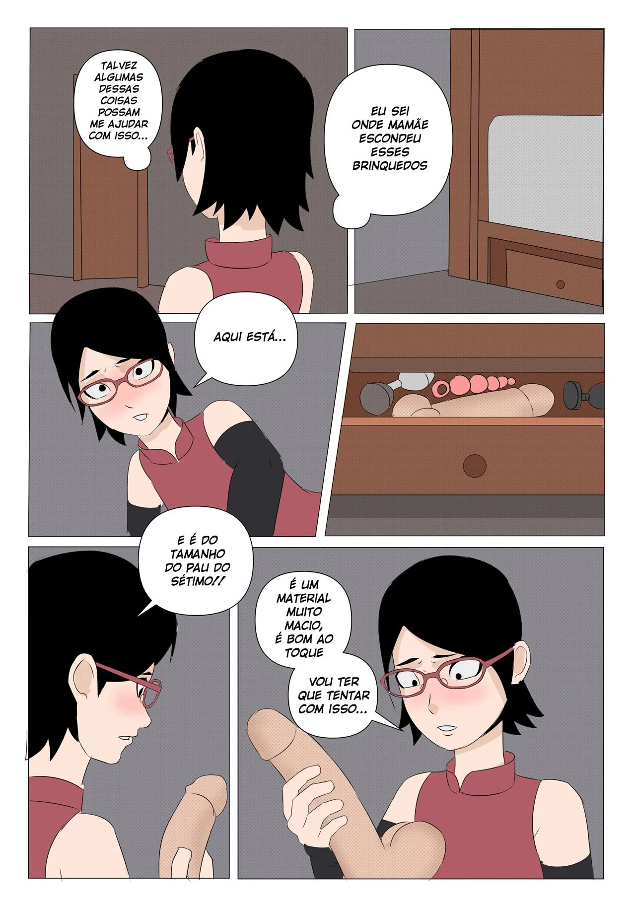 Sarada em busca do Mangekyo Sharingan 3 – Boruto hentai – Sem Censura