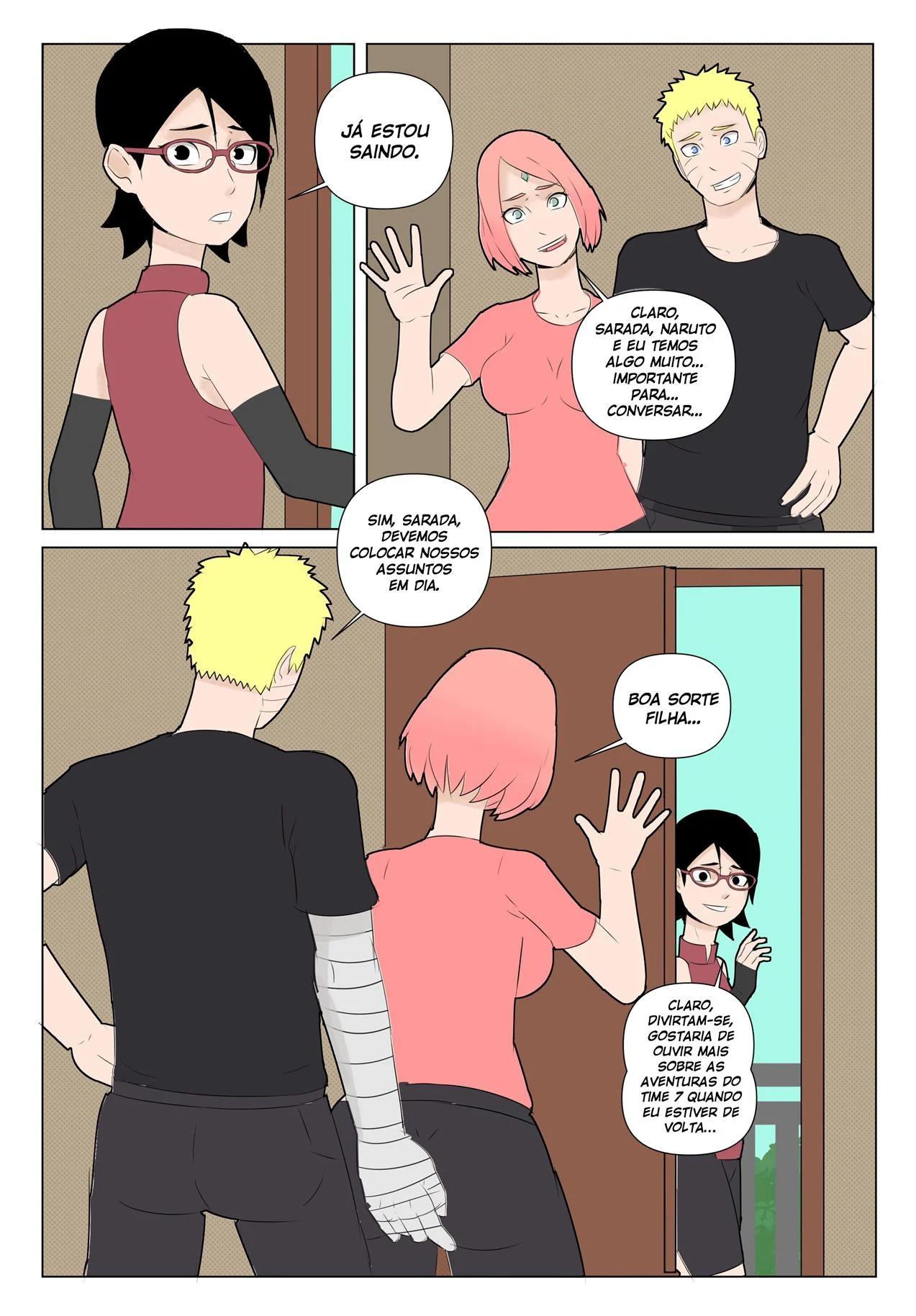 Sarada em busca do Mangekyo Sharingan 3 – Boruto hentai – Sem Censura