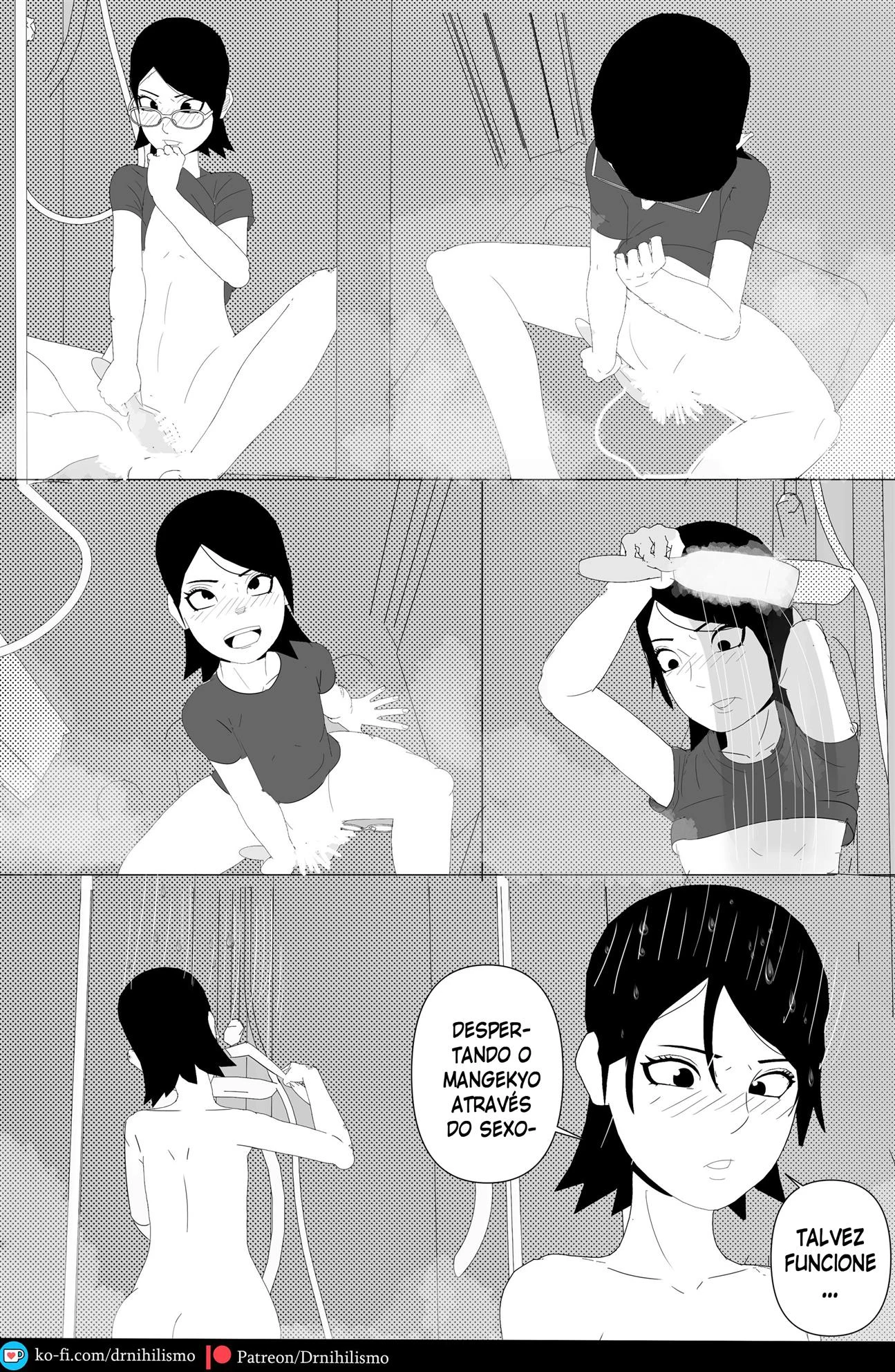 Sarada em busca do Mangekyo Sharingan – Sarada Hentai – Sem Censura Sarada em busca do Mangekyo Sharingan – Sarada Hentai – Sem Censura