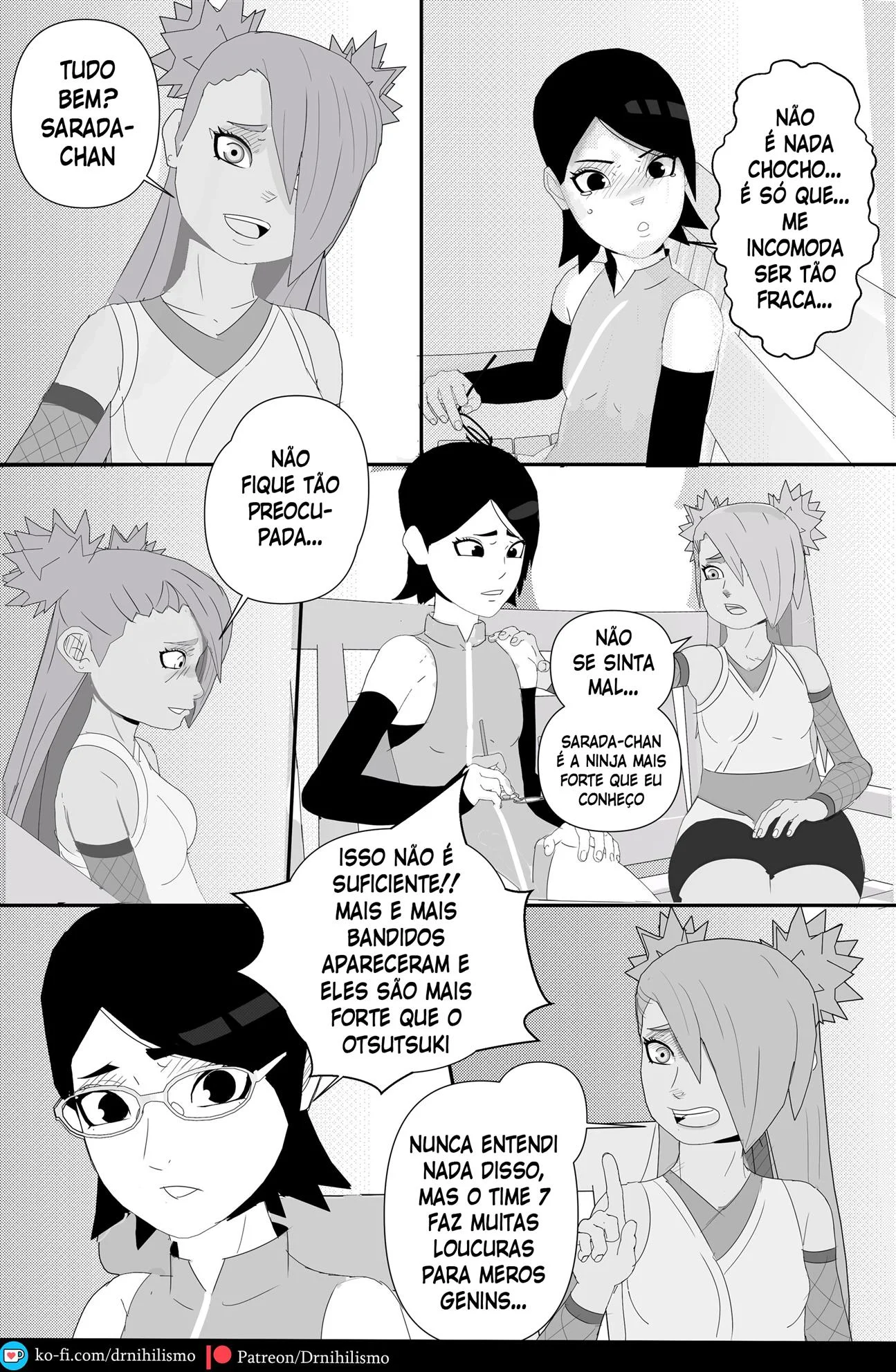 Sarada em busca do Mangekyo Sharingan – Sarada Hentai – Sem Censura