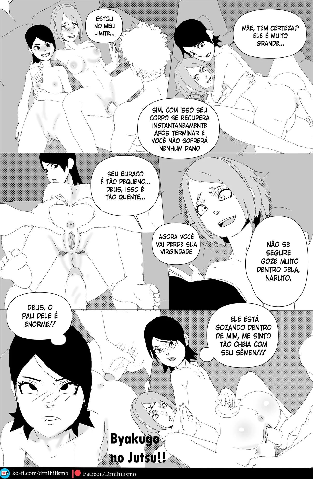 Sarada em busca do Mangekyo Sharingan – Sarada Hentai – Sem Censura Sarada em busca do Mangekyo Sharingan – Sarada Hentai – Sem Censura