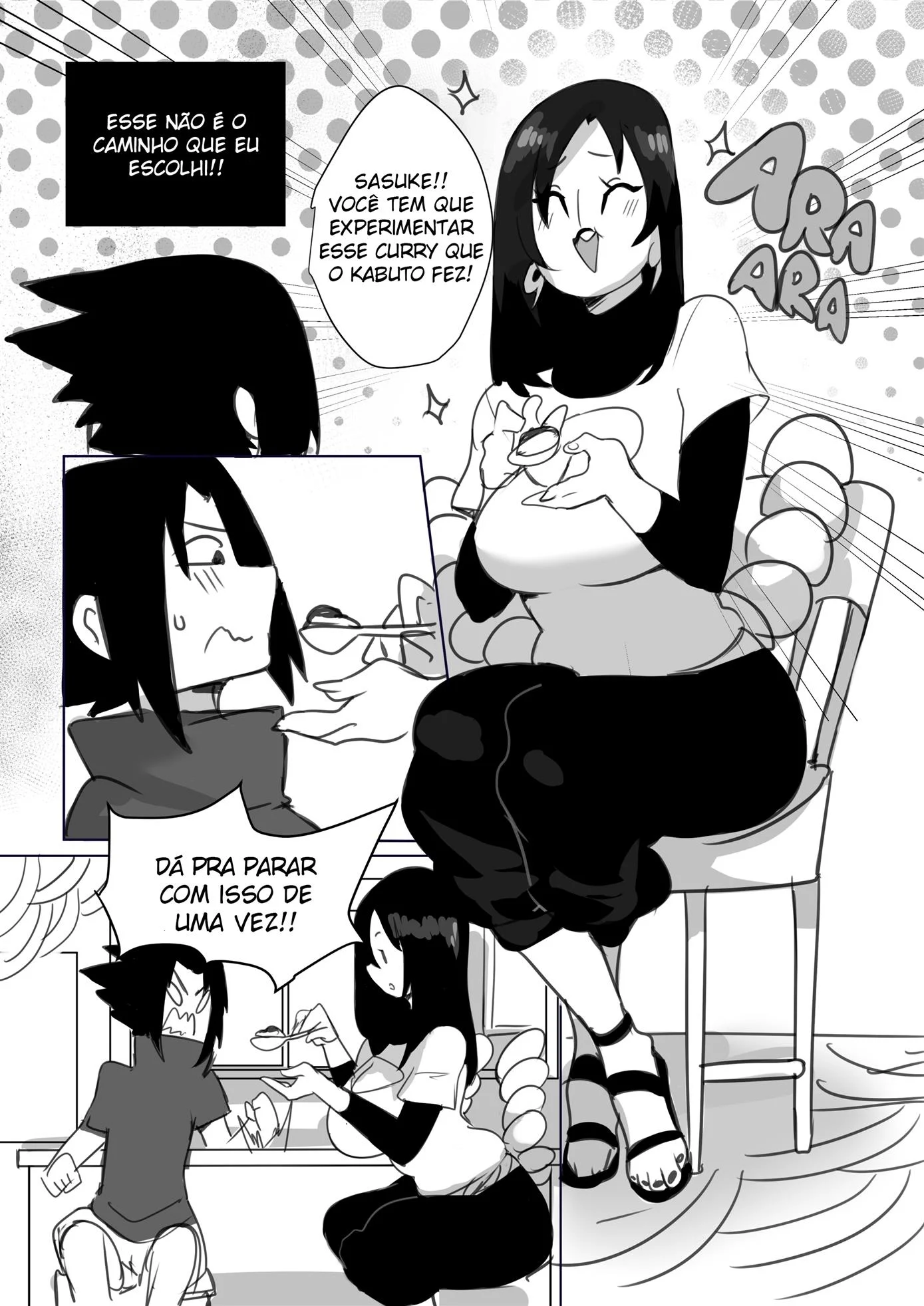 Sasuke e a Milf Orochimaru &ndash; Peit&otilde;es &ndash; Todo em PT-BR