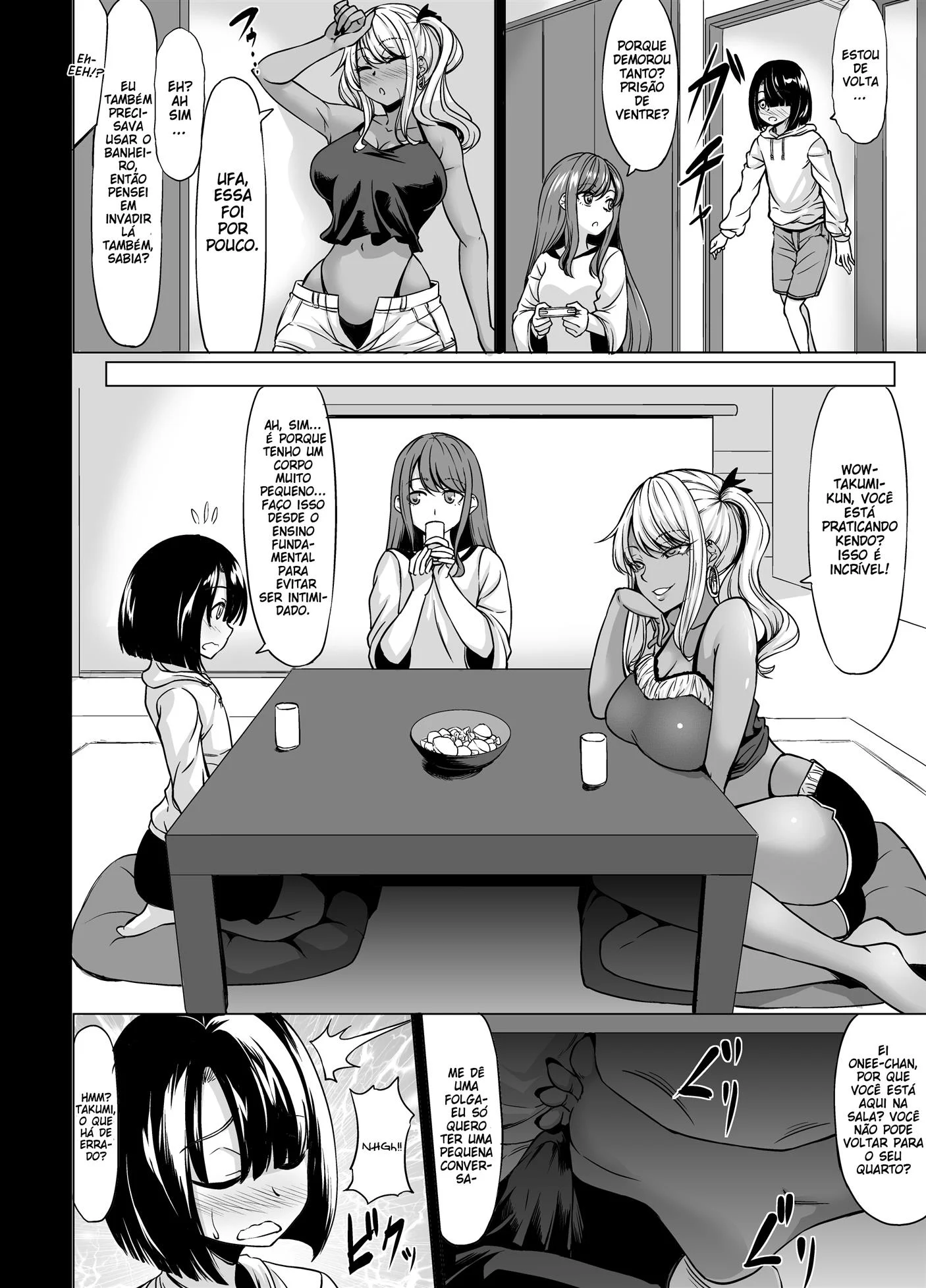 Seduzido pela Gyaru safada &ndash; Trai&ccedil;&atilde;o &ndash; Ler Quadrinho Porno PT-BR