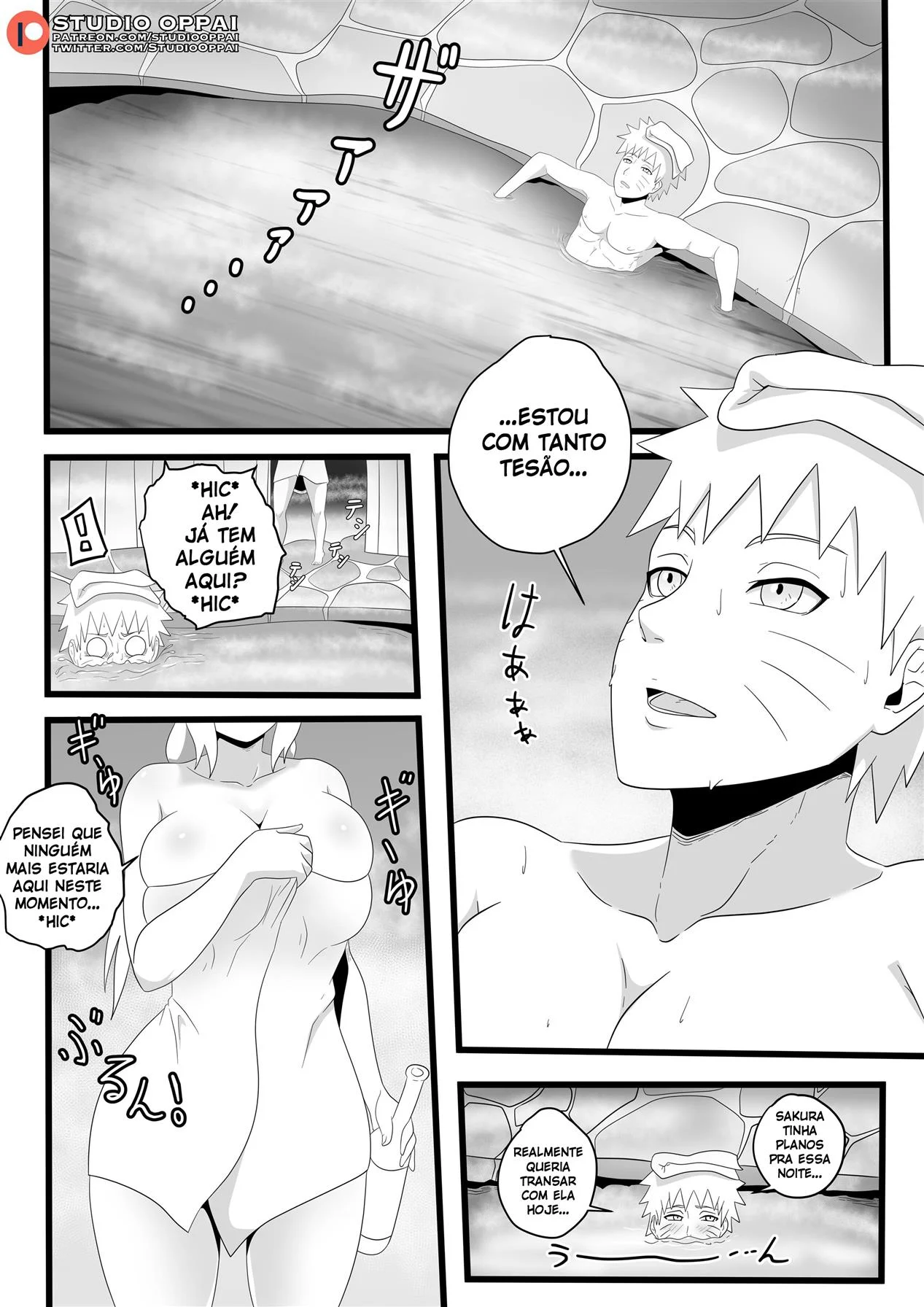 Seduzido pela Tsunade nas Fontes Termais &ndash; Bund&atilde;o &ndash; Sem Censura