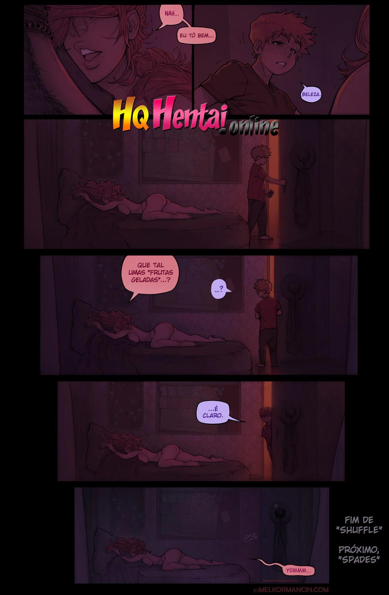 Sexo com a Irm&atilde;zinha Safada &ndash; Boquete &ndash; Quadrinho De Sexo Em PT-BR