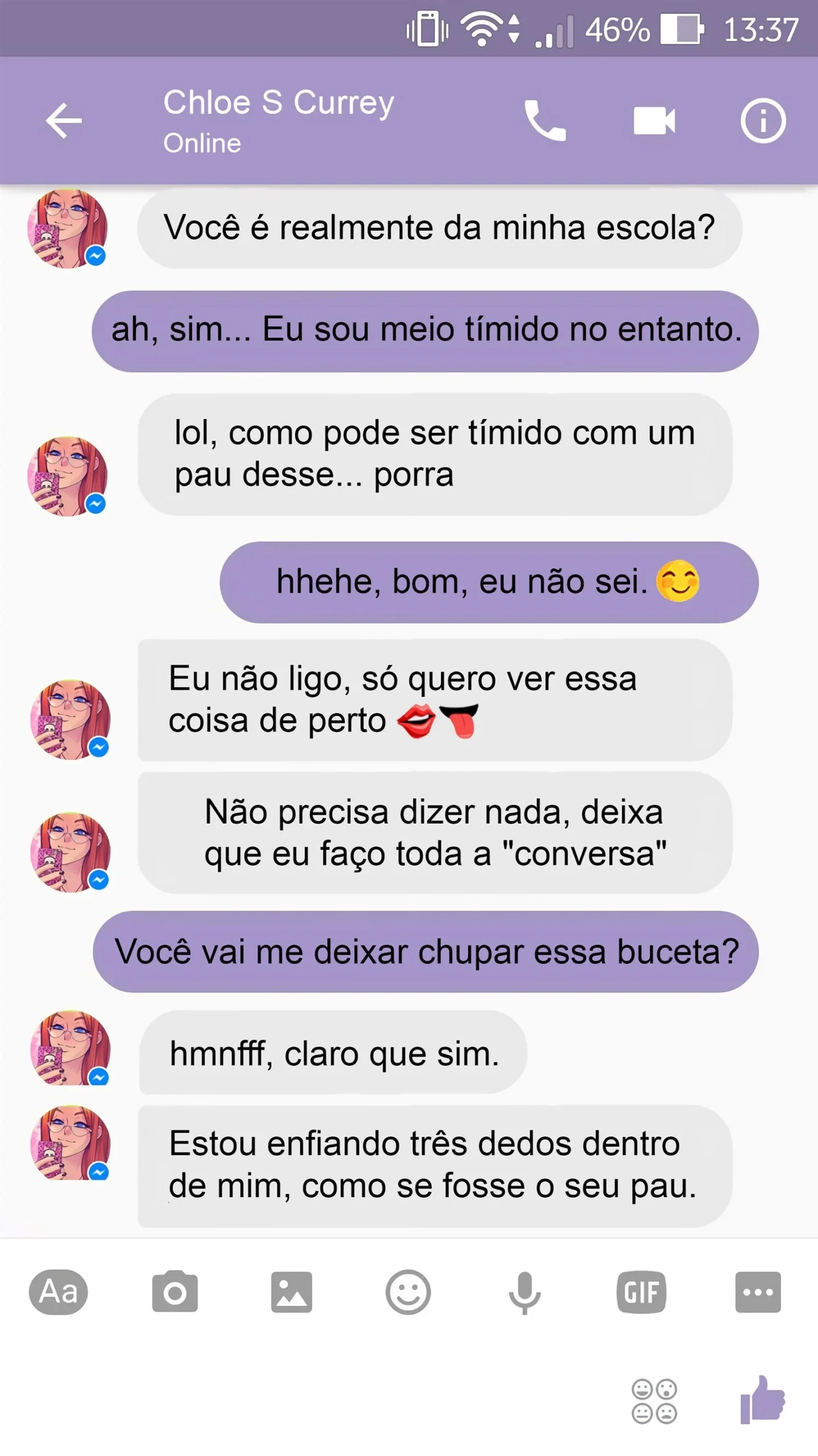 Sexo com Chloe pelo Whatsapp &ndash; HQ De Sexo &ndash; Hentai em Portugu&ecirc;s