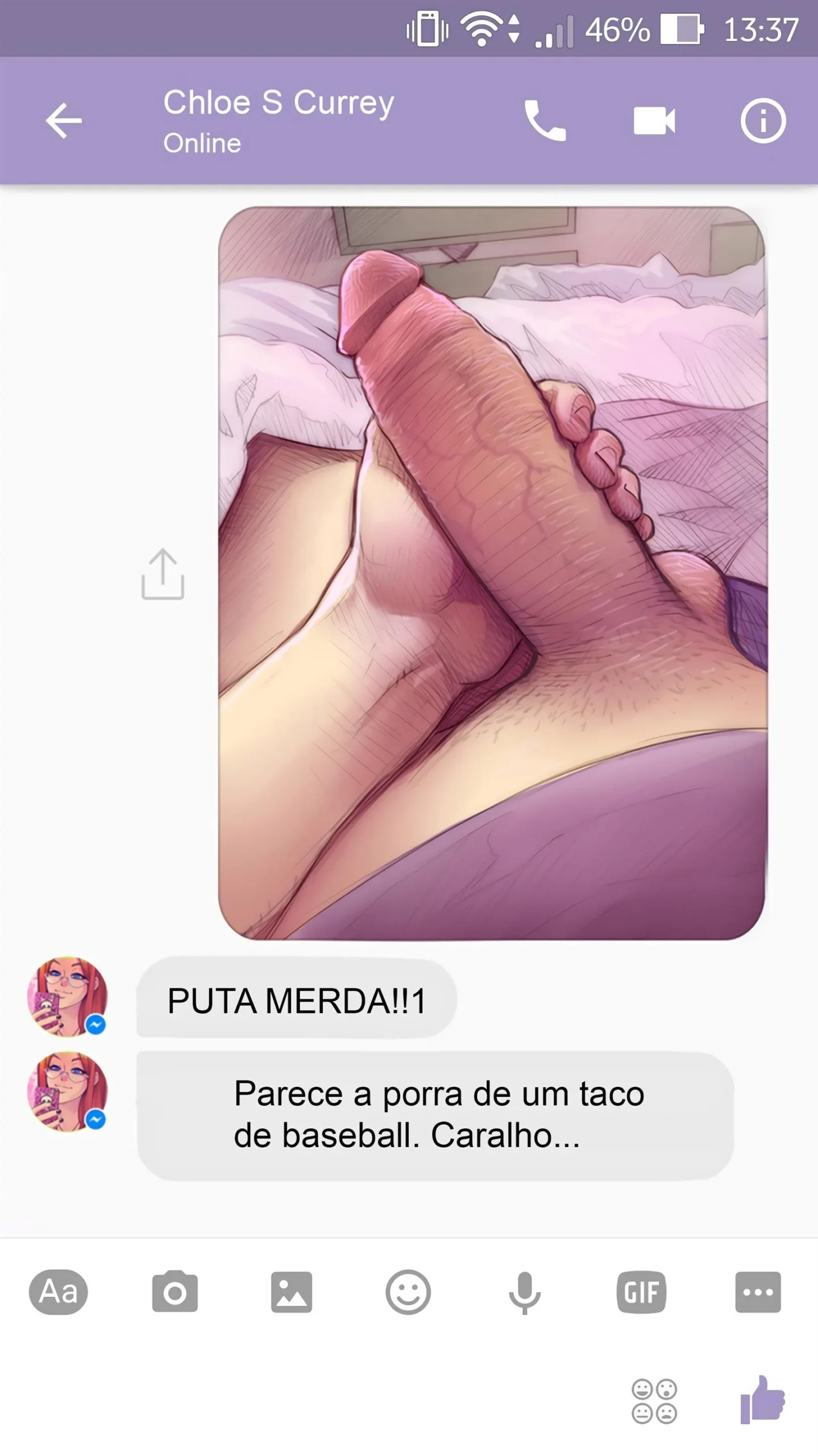 Sexo com Chloe pelo Whatsapp &ndash; HQ De Sexo &ndash; Hentai em Portugu&ecirc;s