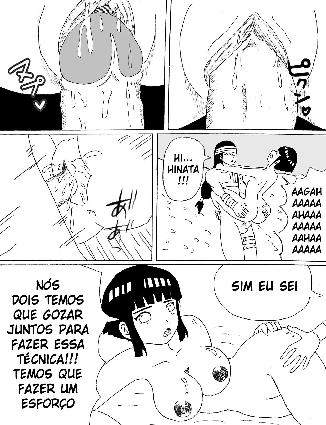 Sexo dos Hyugas 2 &ndash; Peit&otilde;es &ndash; Ler Quadrinho Completos