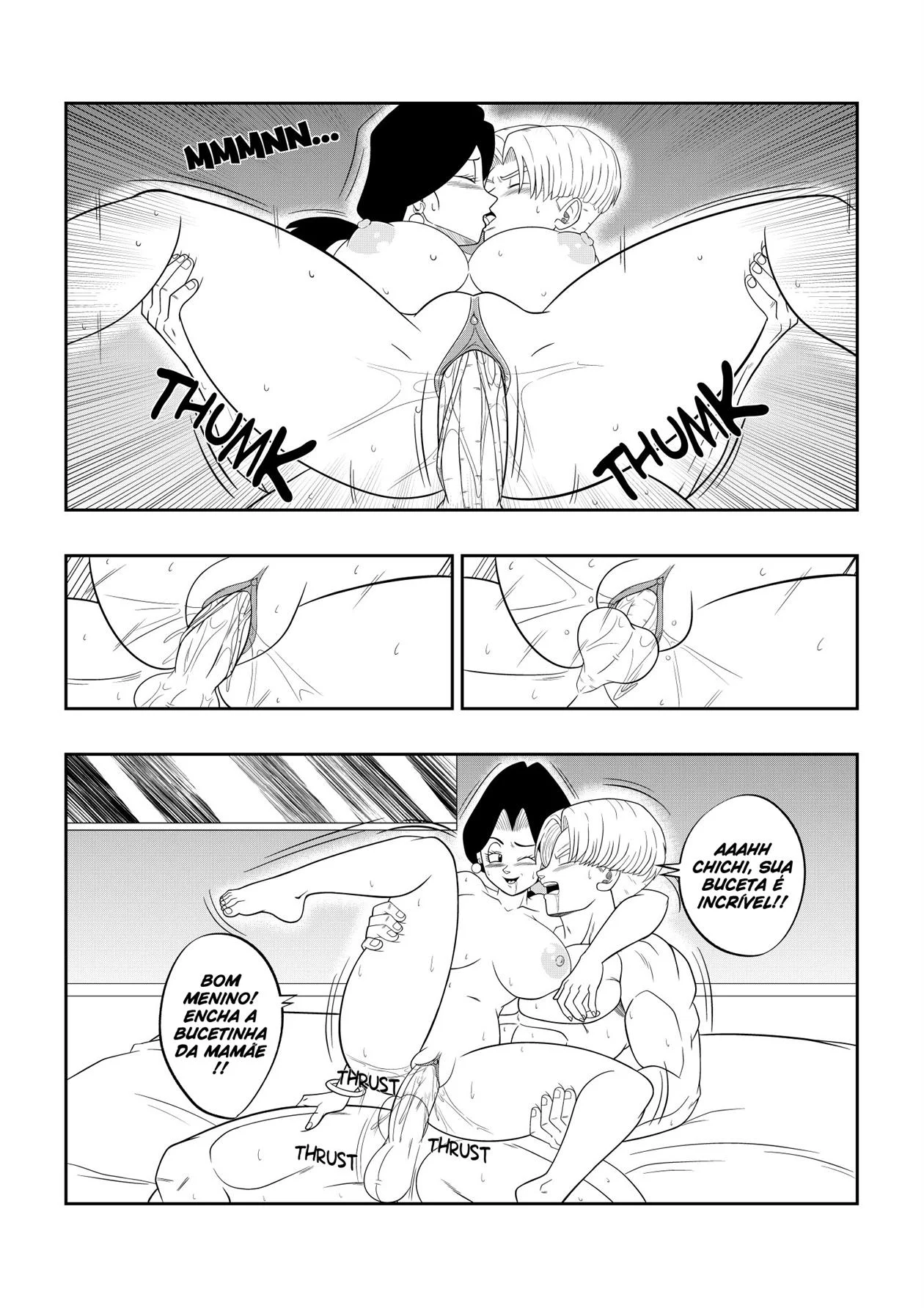 Sexo Quente Com a M&atilde;e do Meu Amigo &ndash; Dragon Ball Hentai &ndash; Tradu&ccedil;&atilde;o Nacional