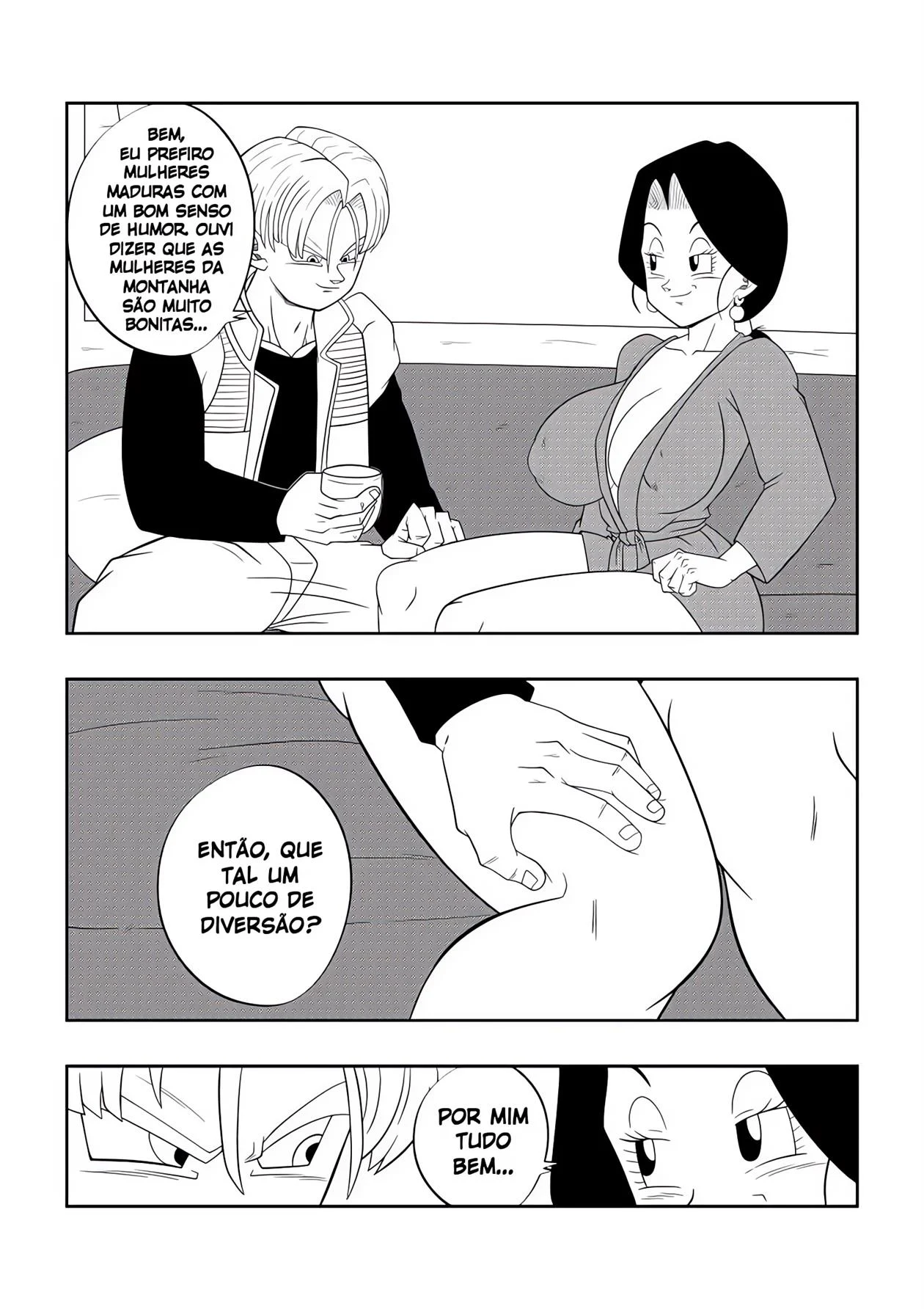 Sexo Quente Com a M&atilde;e do Meu Amigo &ndash; Dragon Ball Hentai &ndash; Tradu&ccedil;&atilde;o Nacional