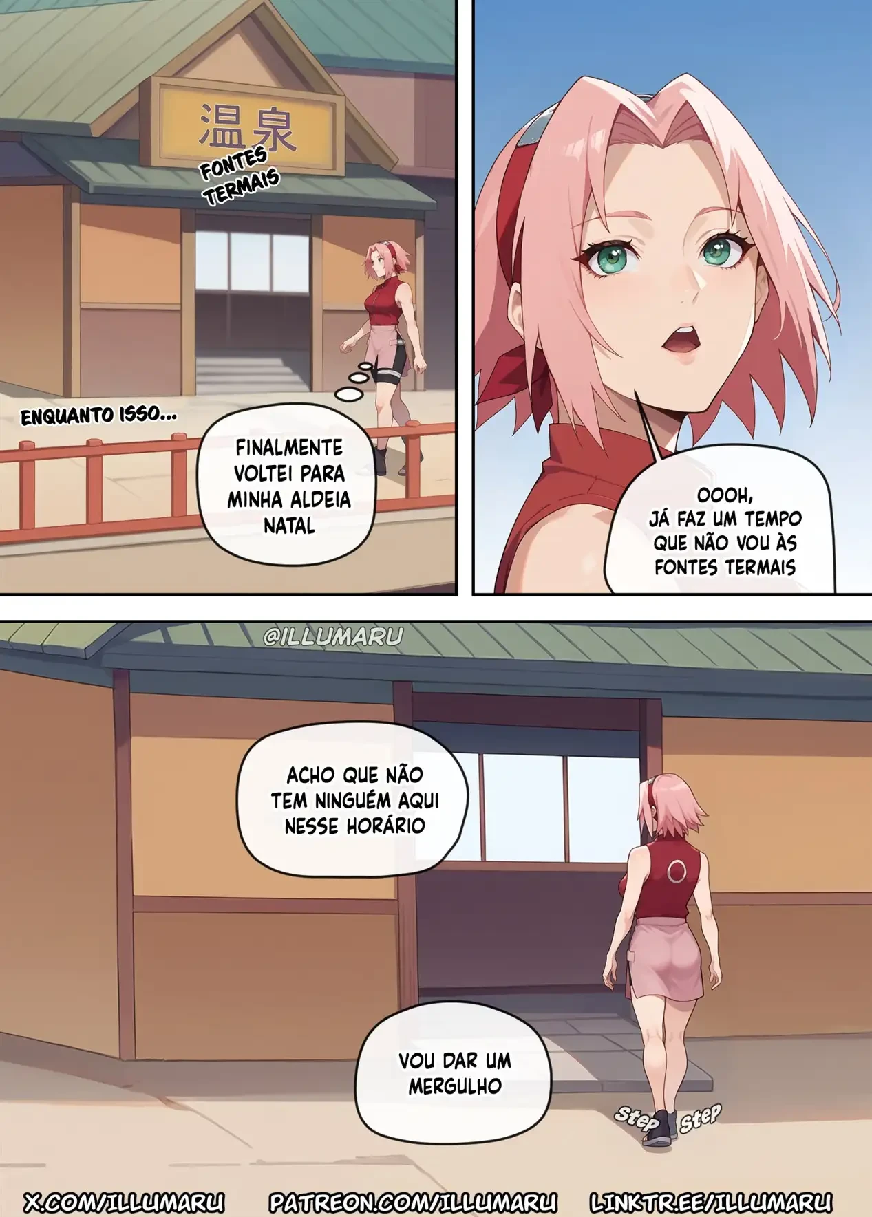 Sexo Quente nas Fontes Termais 2 &ndash; Naruto Hentai &ndash; Em Portugu&ecirc;s