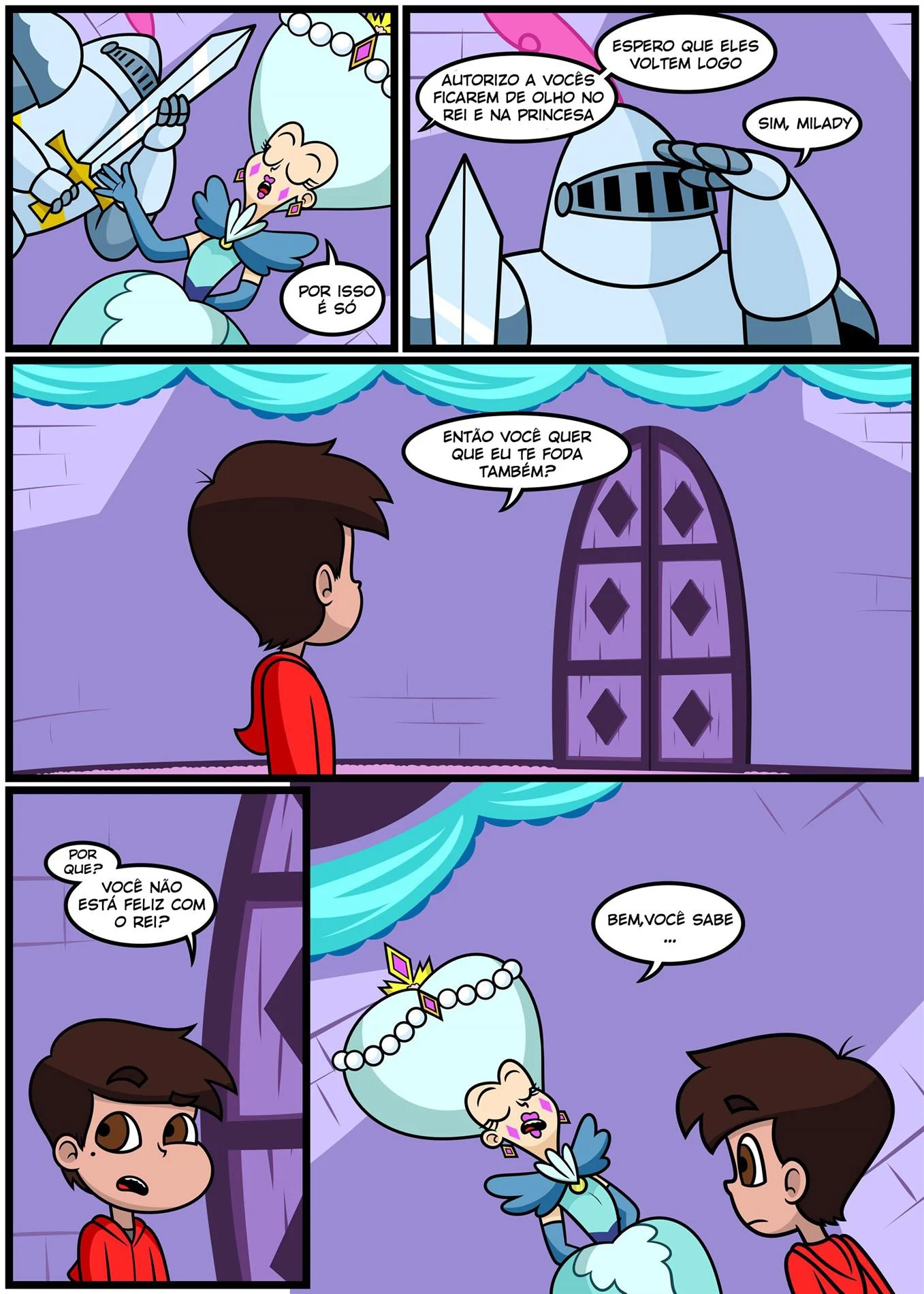 Sozinho com a Rainha – MILF – Quadrinho De Sexo Em PT-BR Sozinho com a Rainha – MILF – Quadrinho De Sexo Em PT-BR