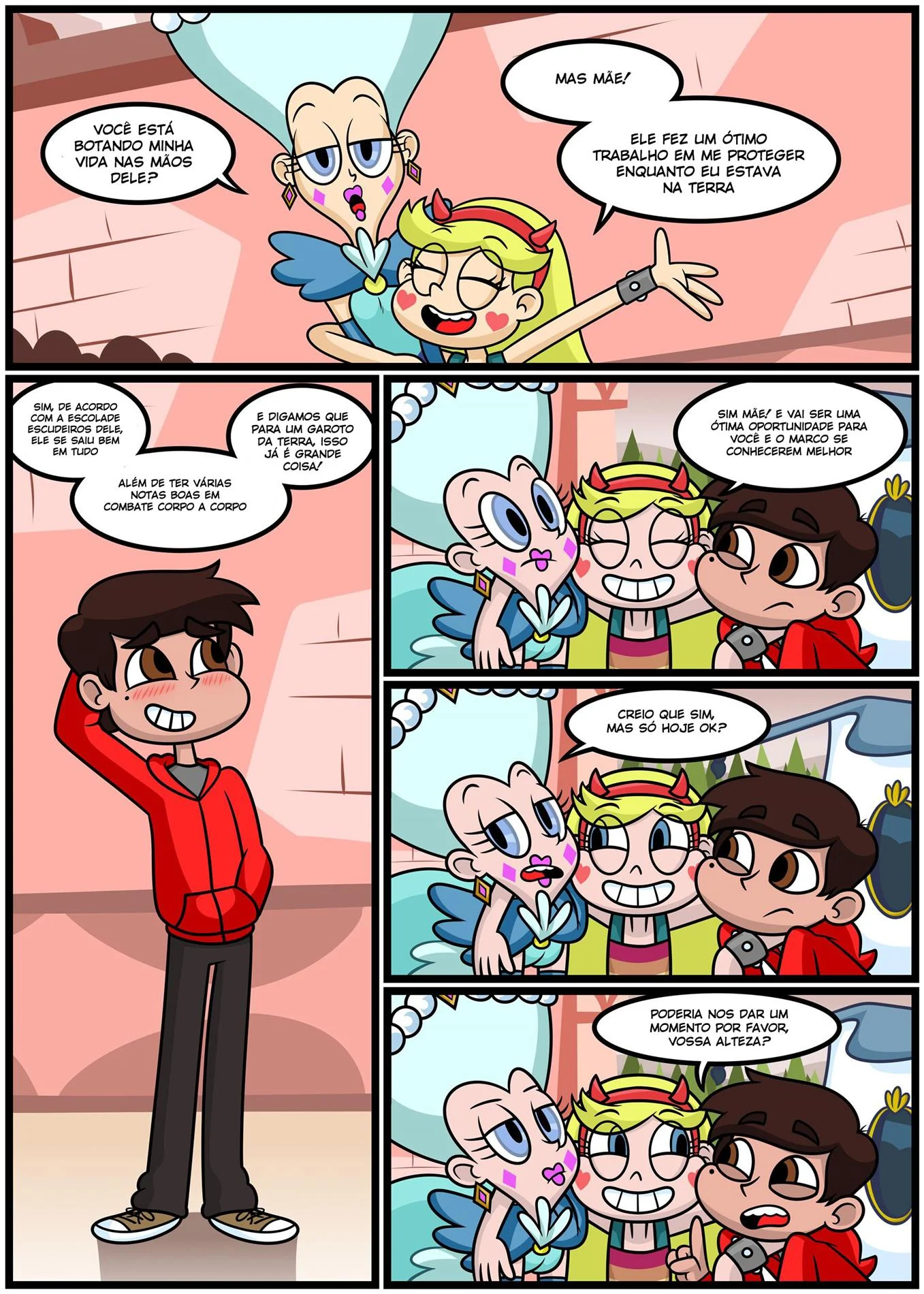 Sozinho com a Rainha &ndash; MILF &ndash; Quadrinho De Sexo Em PT-BR