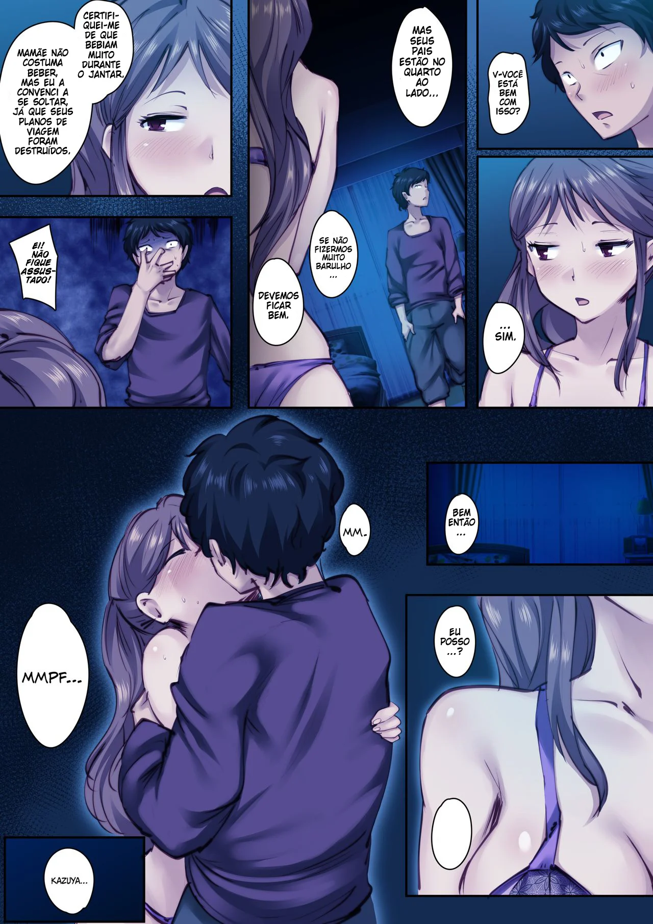 Sozinho em casa com a amiga de inf&acirc;ncia &ndash; Hentai Sem Censura &ndash; Quadrinho em Portugu&ecirc;s PT-BR