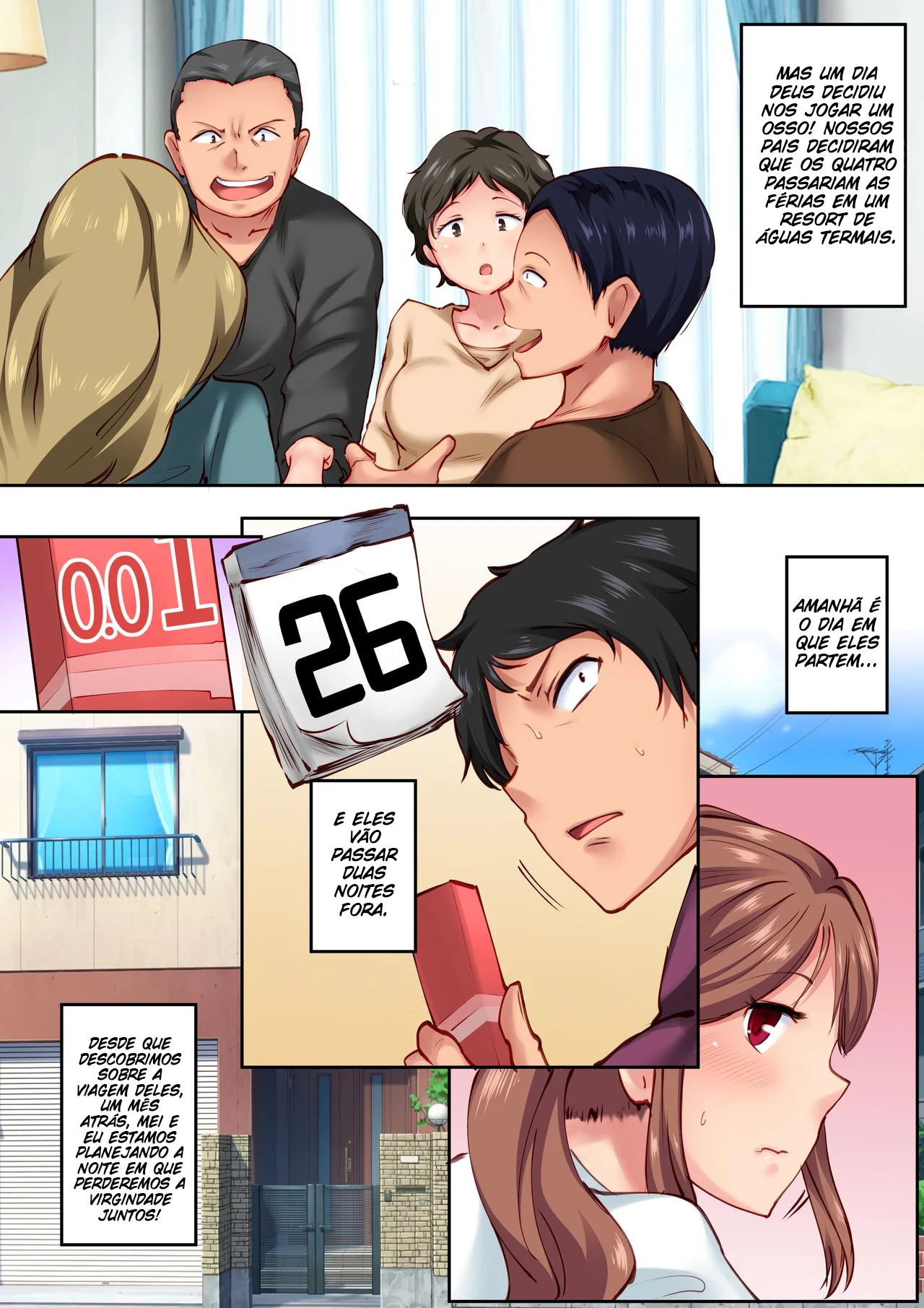 Sozinho em casa com a amiga de inf&acirc;ncia &ndash; Hentai Sem Censura &ndash; Quadrinho em Portugu&ecirc;s PT-BR