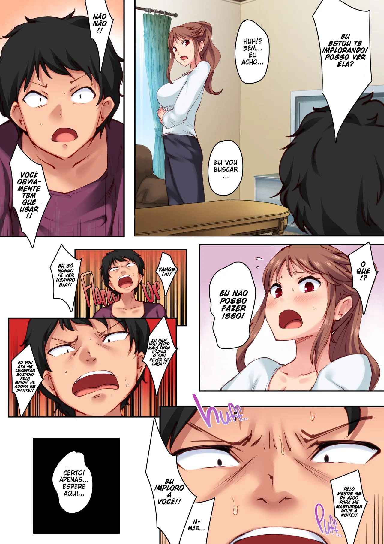 Sozinho em casa com a amiga de inf&acirc;ncia &ndash; Hentai Sem Censura &ndash; Quadrinho em Portugu&ecirc;s PT-BR